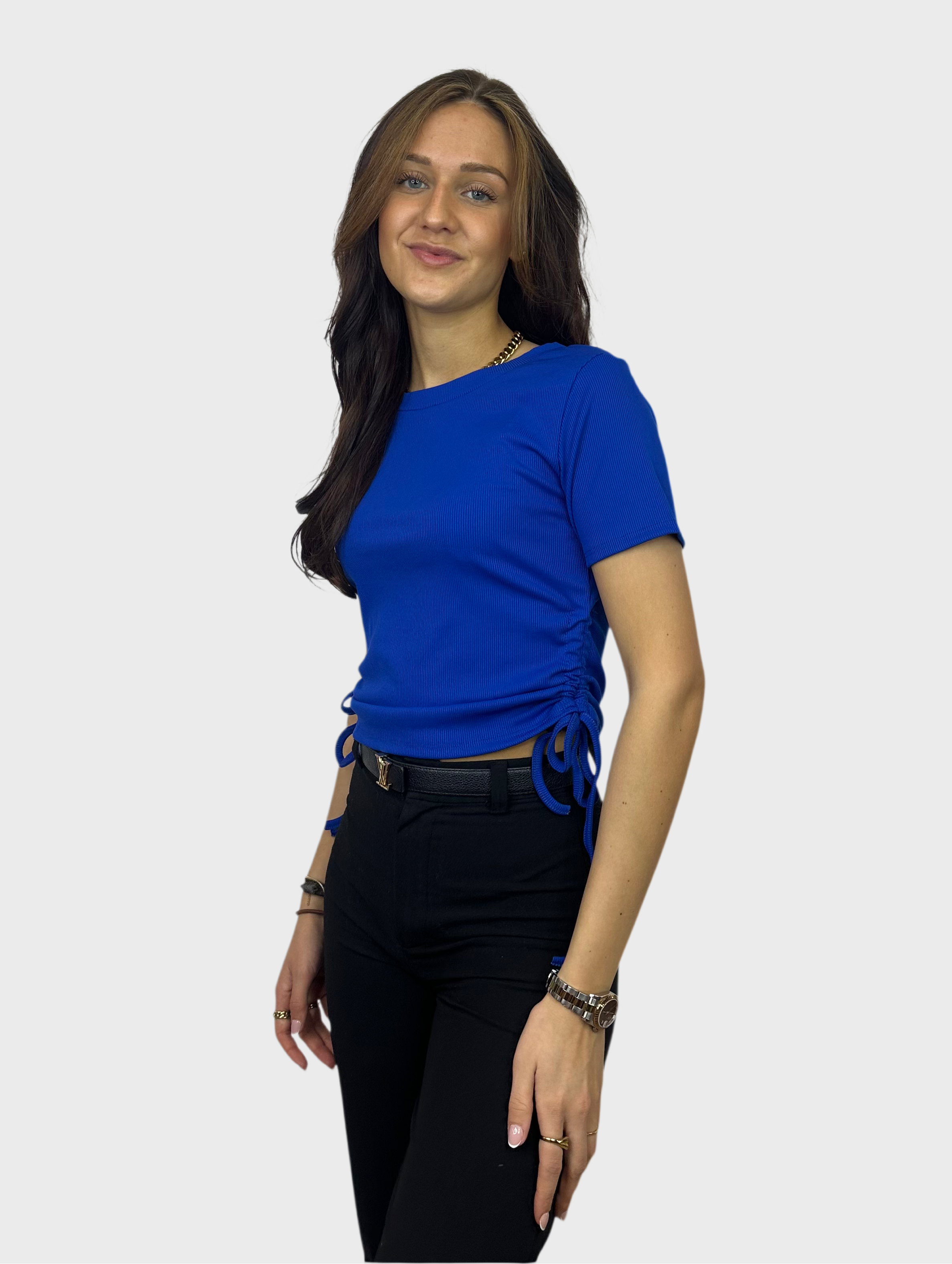 Mandy Top - Kobalt Blauw