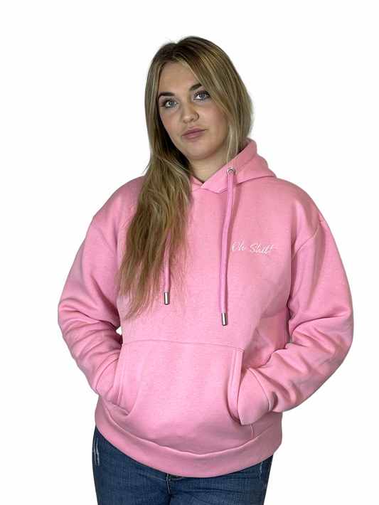 Oh Shit Hoodie - Roze