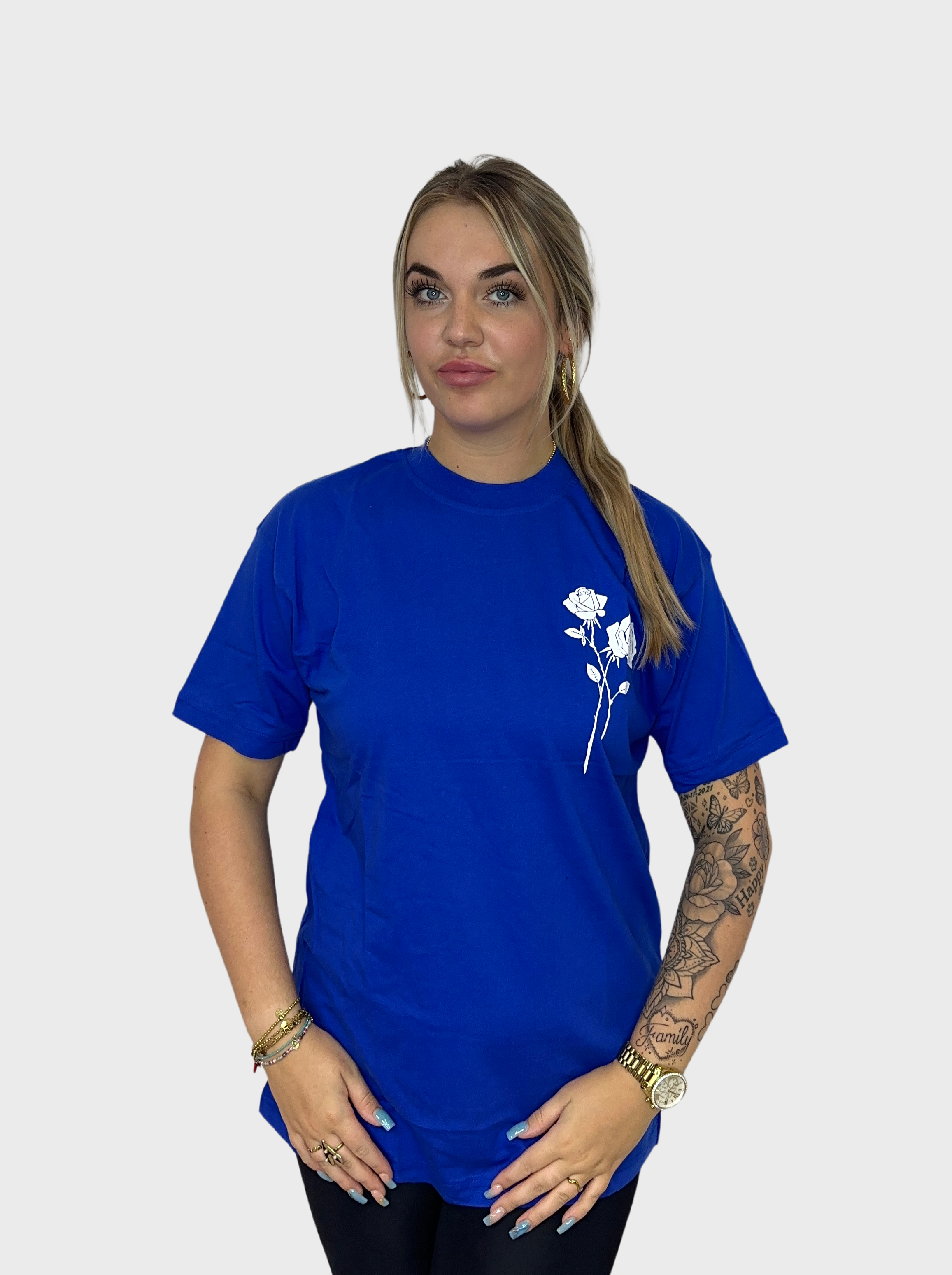 Humorous T-Shirt - Kobalt Blauw