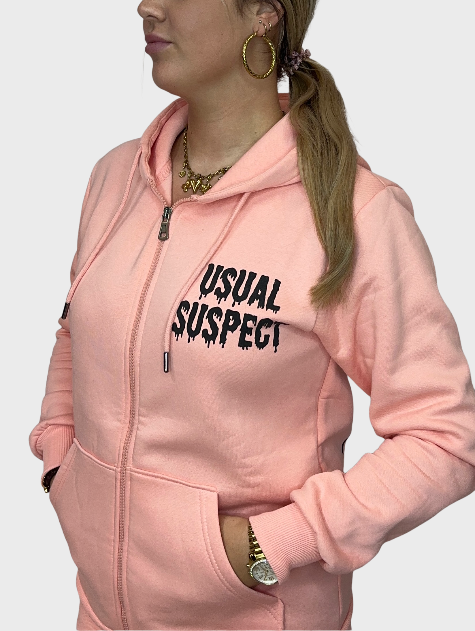 Usual Suspect Vest - Roze