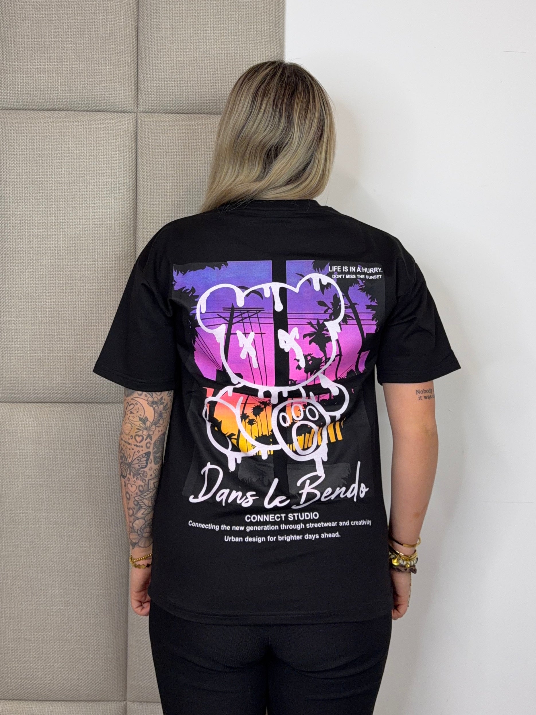Teddy T-Shirt - Zwart