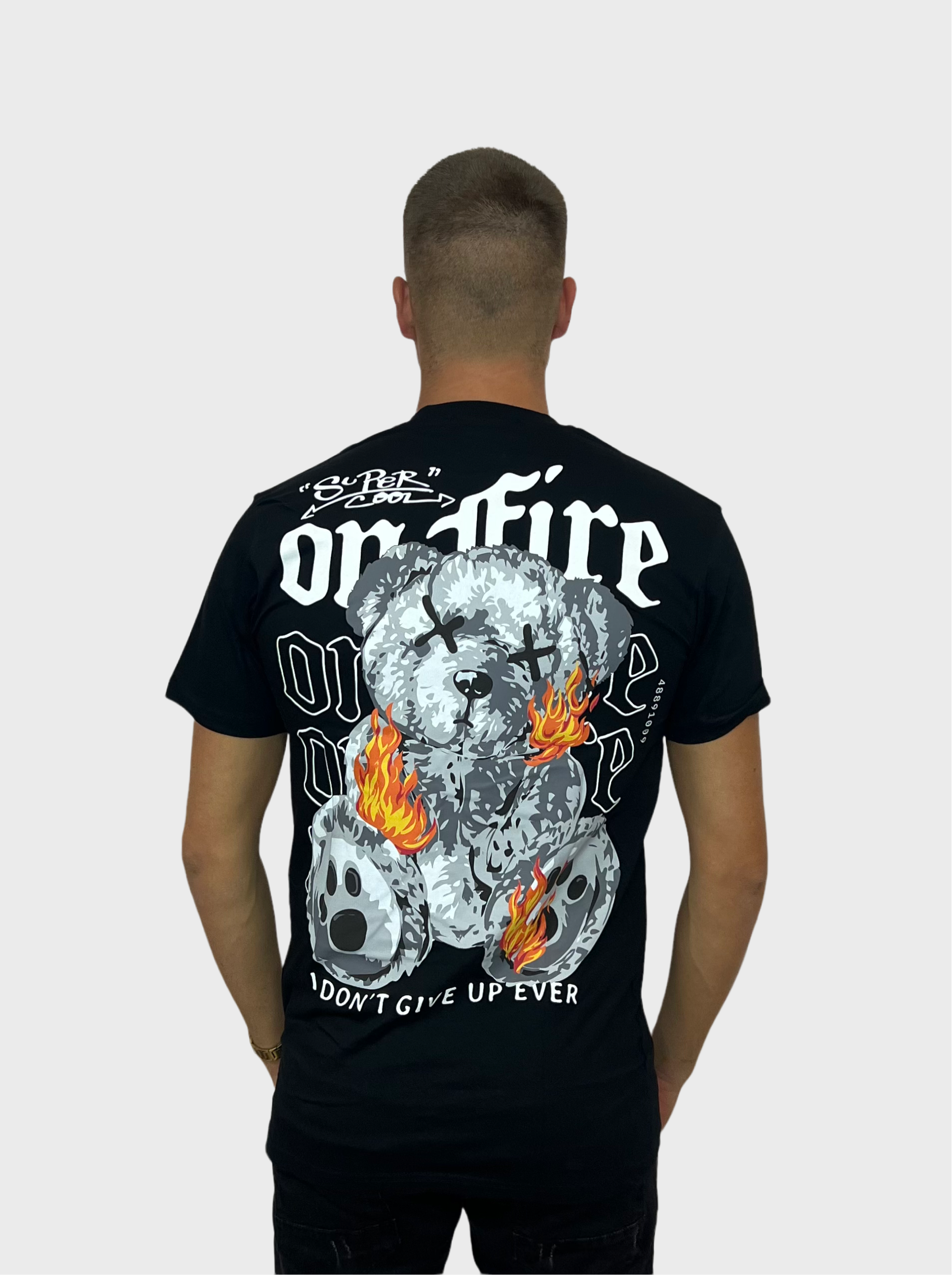 On Fire T-Shirt - Zwart