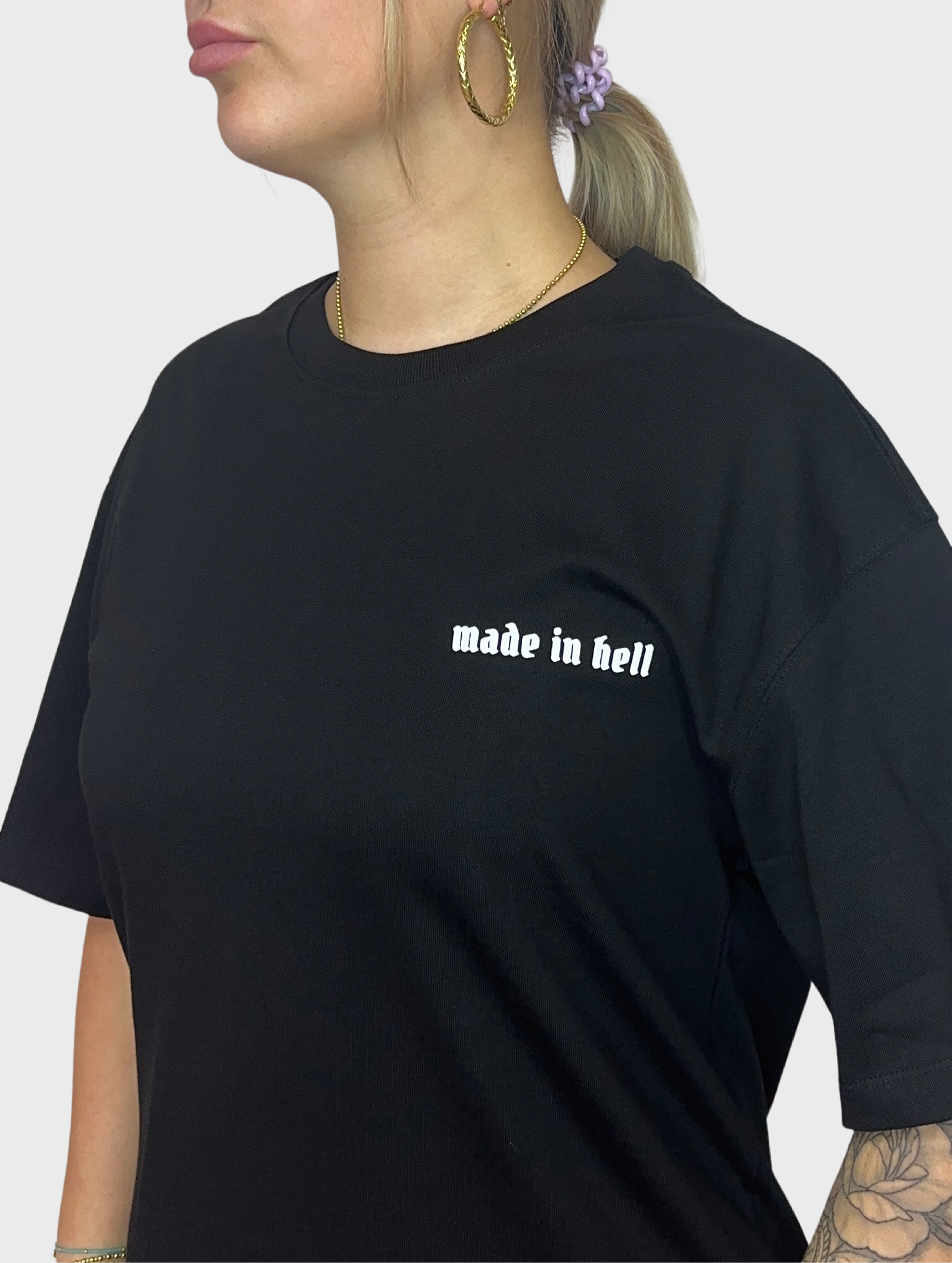 Made in Hell T-Shirt - Zwart