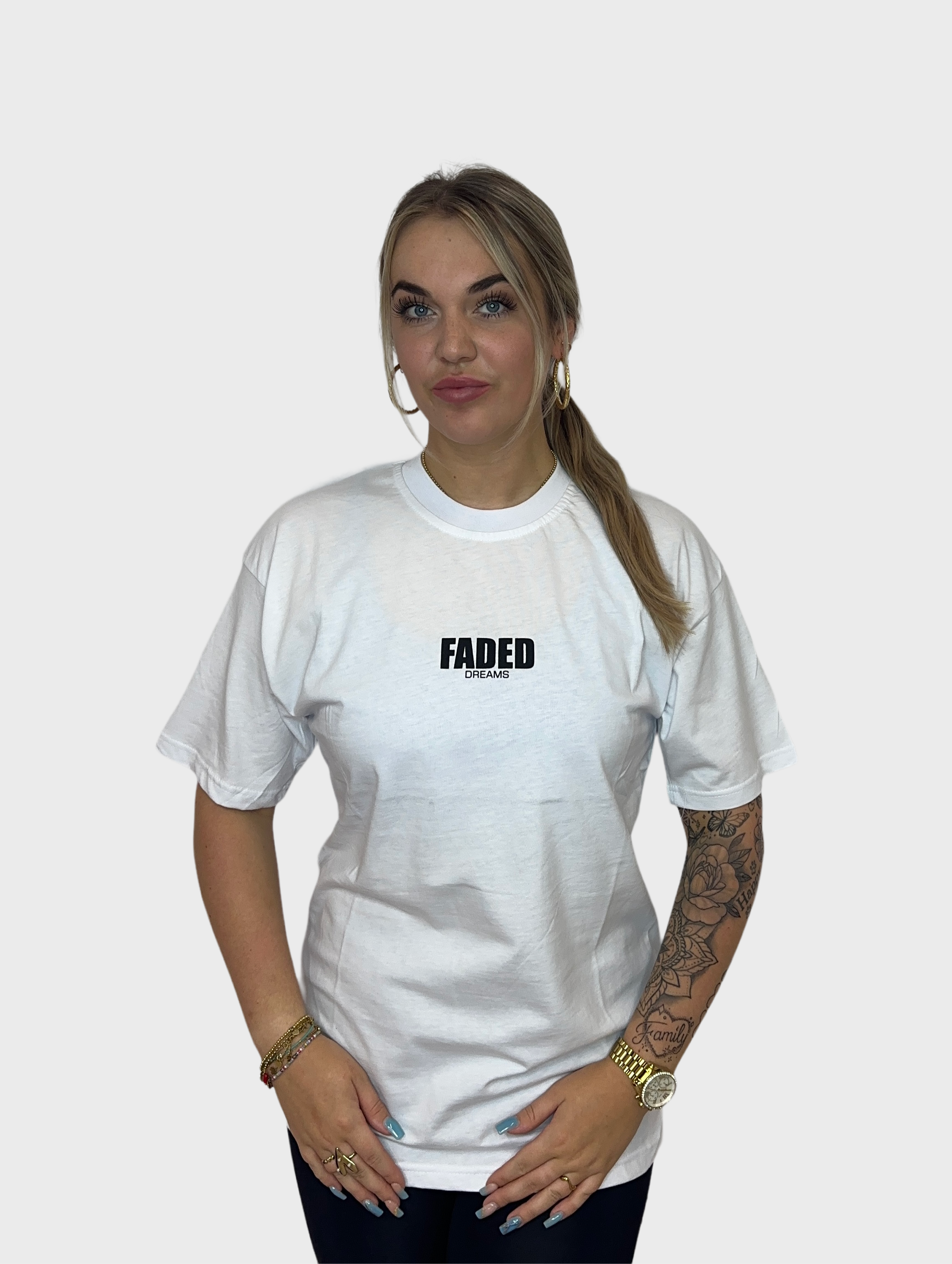 Faded T-Shirt - Wit