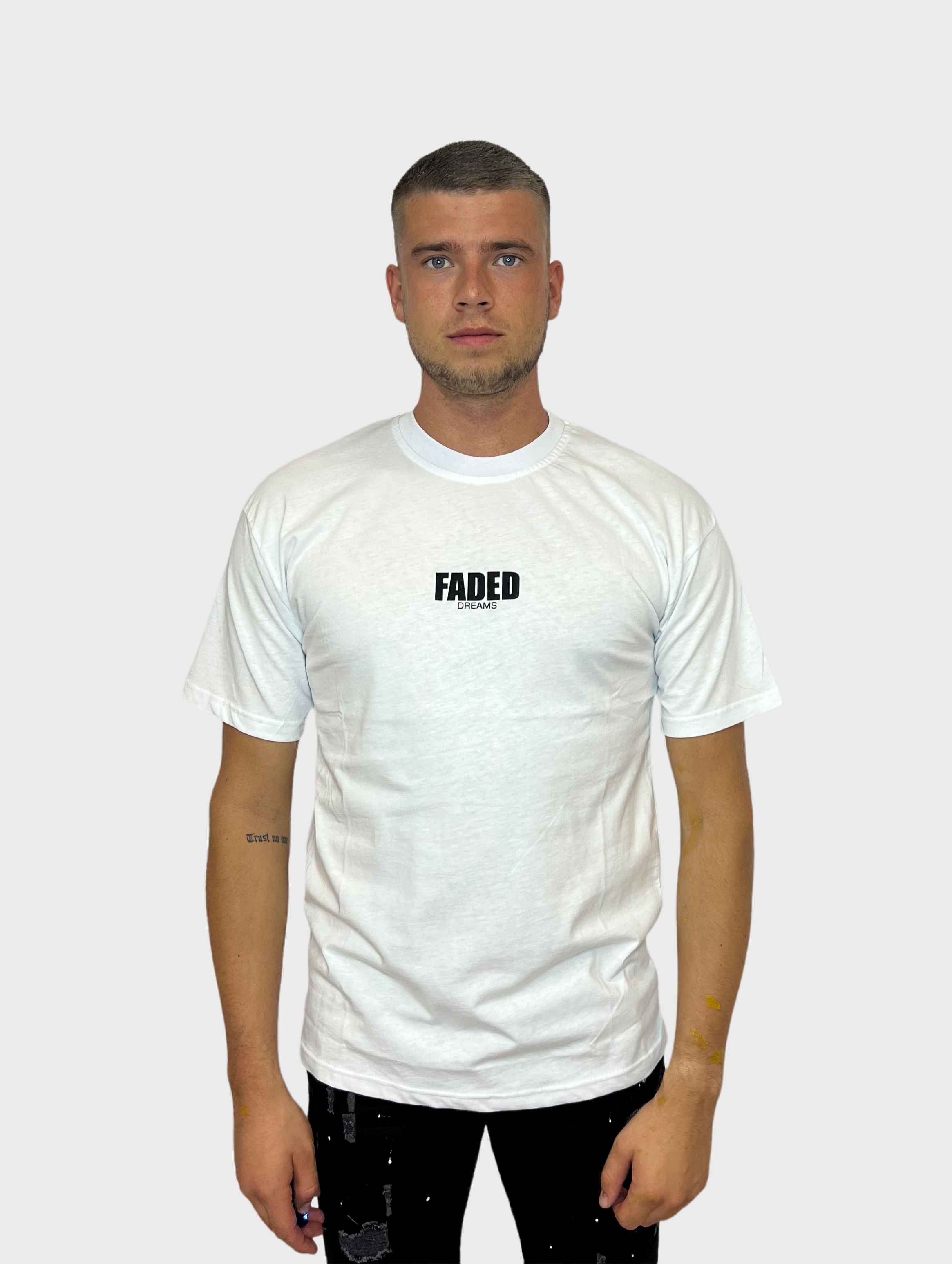 Faded T-Shirt - Wit