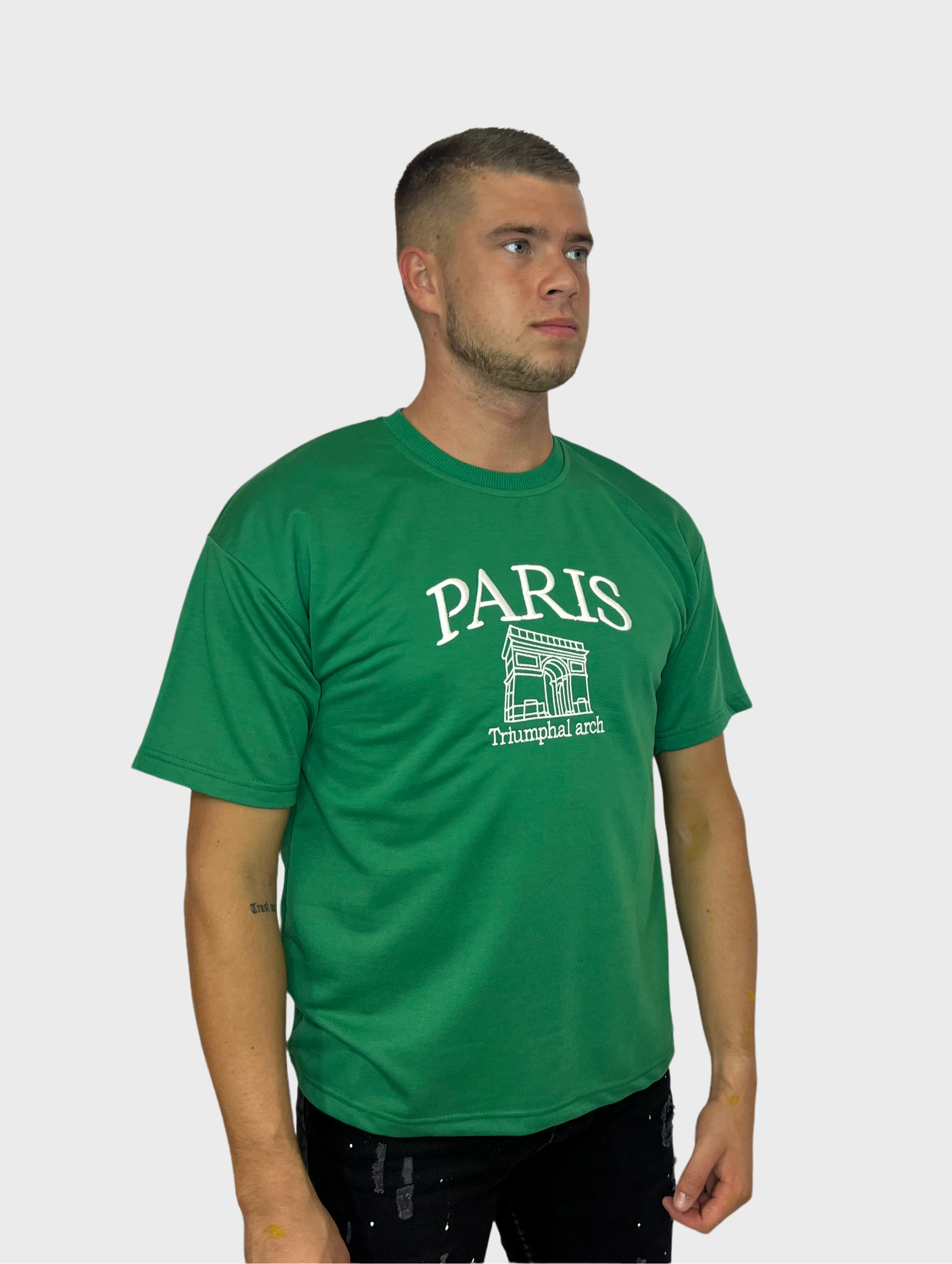 Paris Basic T-Shirt - Groen