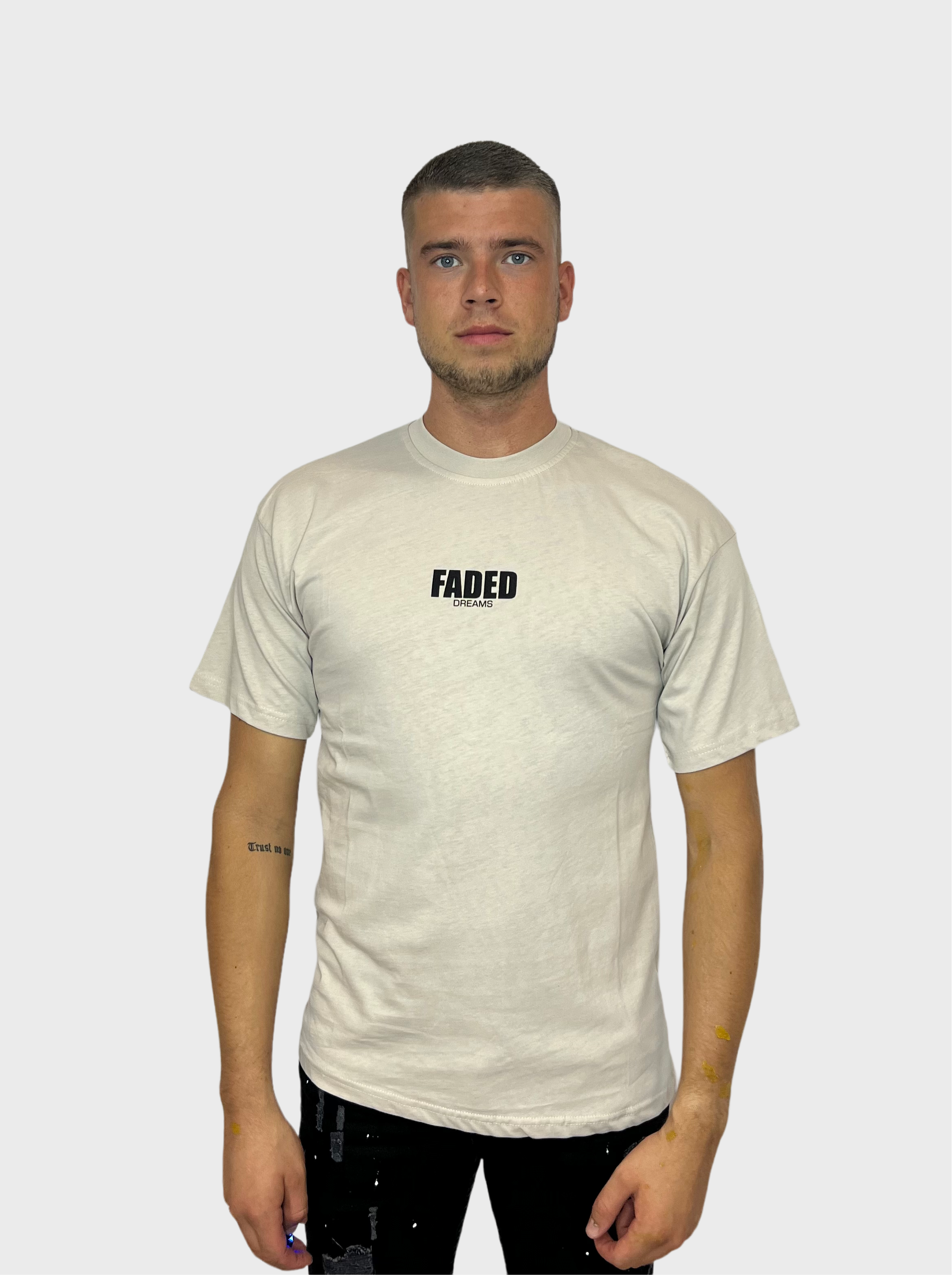 Faded T-Shirt - Beige