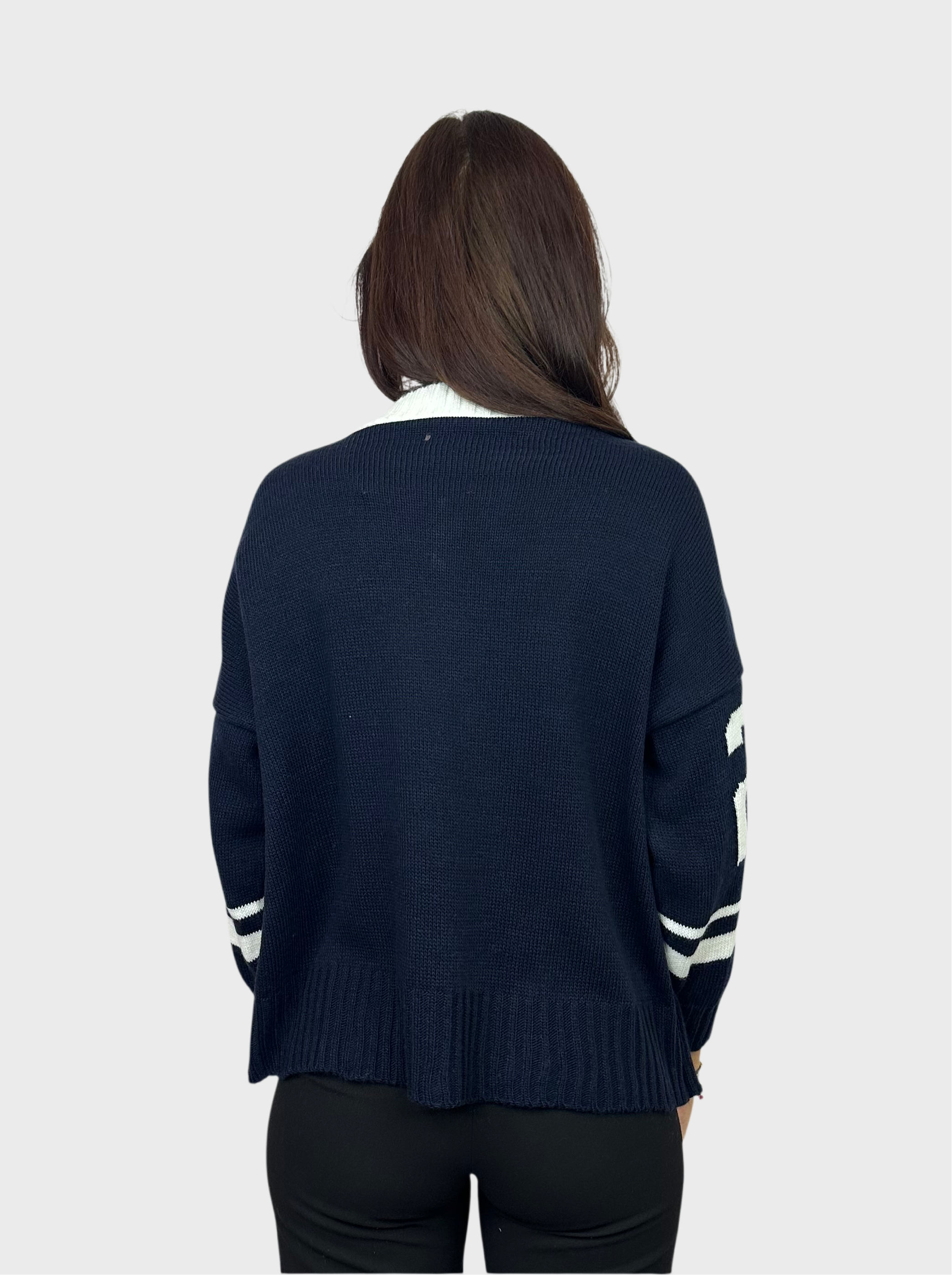 Stars 23 Sweater - Navy