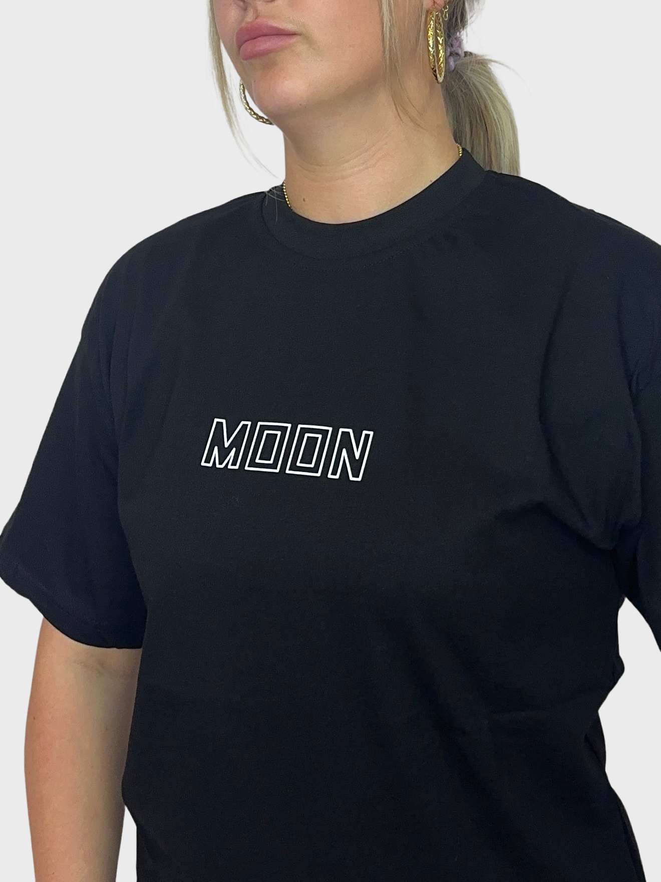 Moon T-Shirt - Zwart