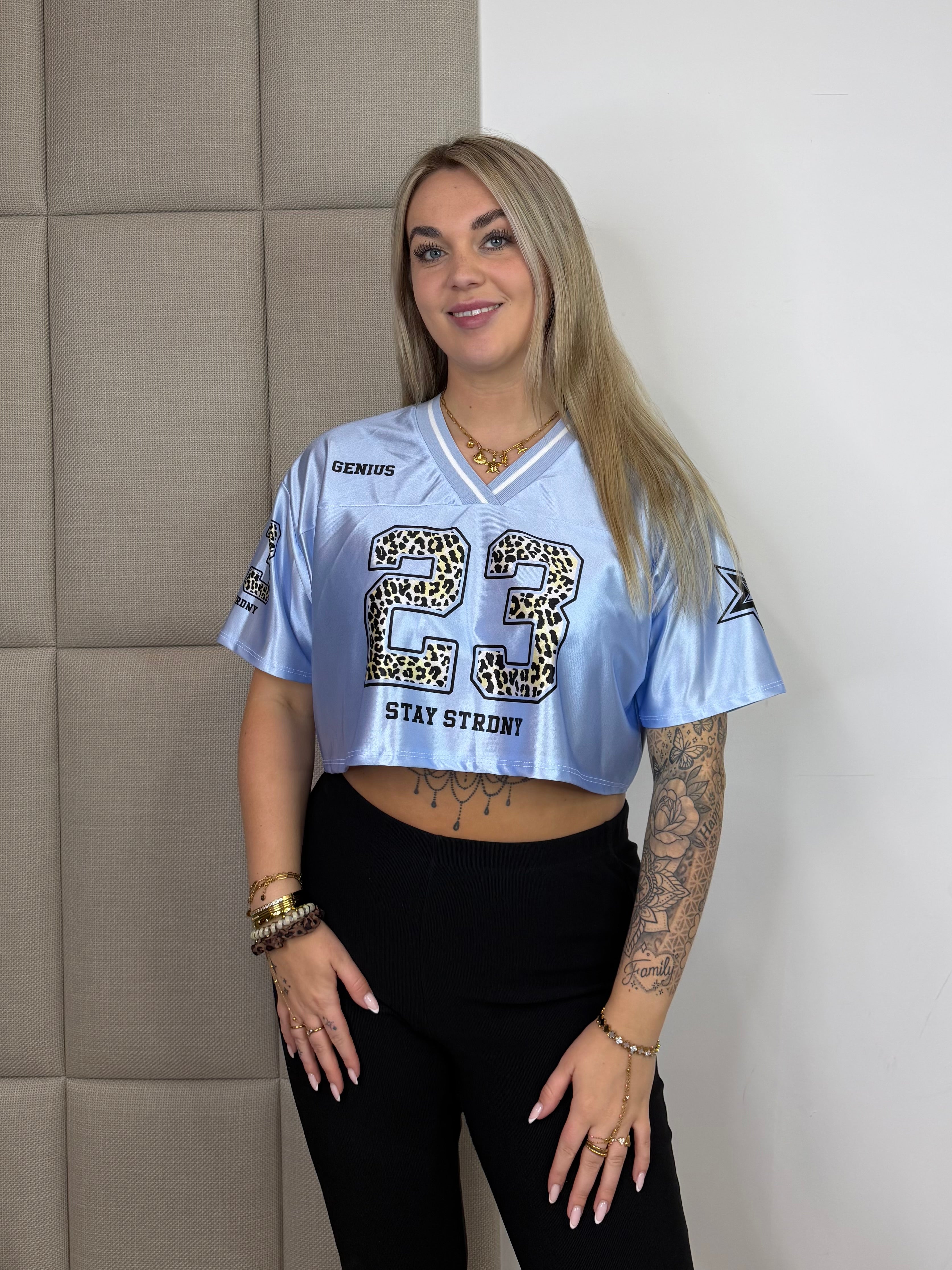 Genius Jersey Top - Blauw