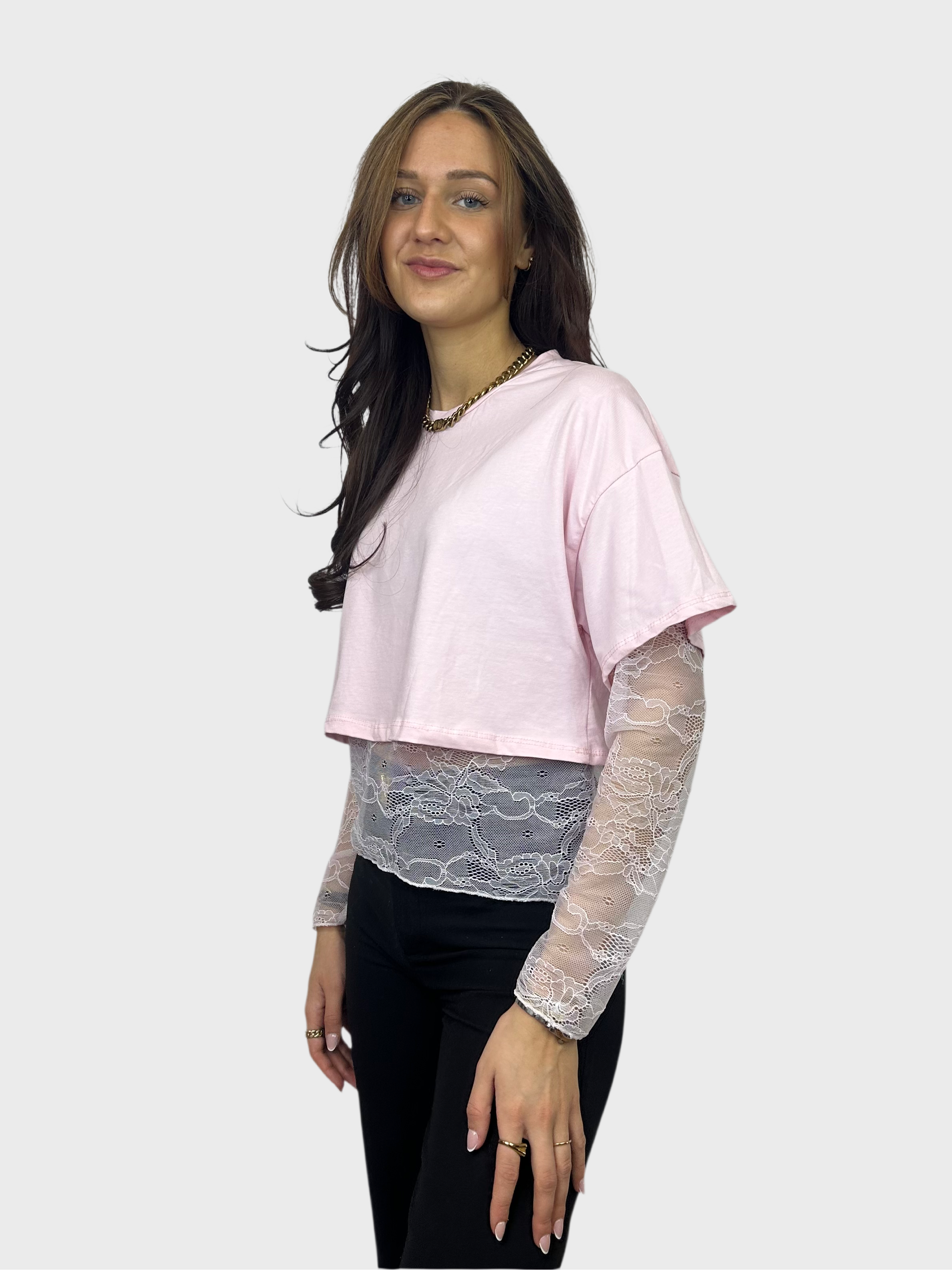 Layered Top - Roze