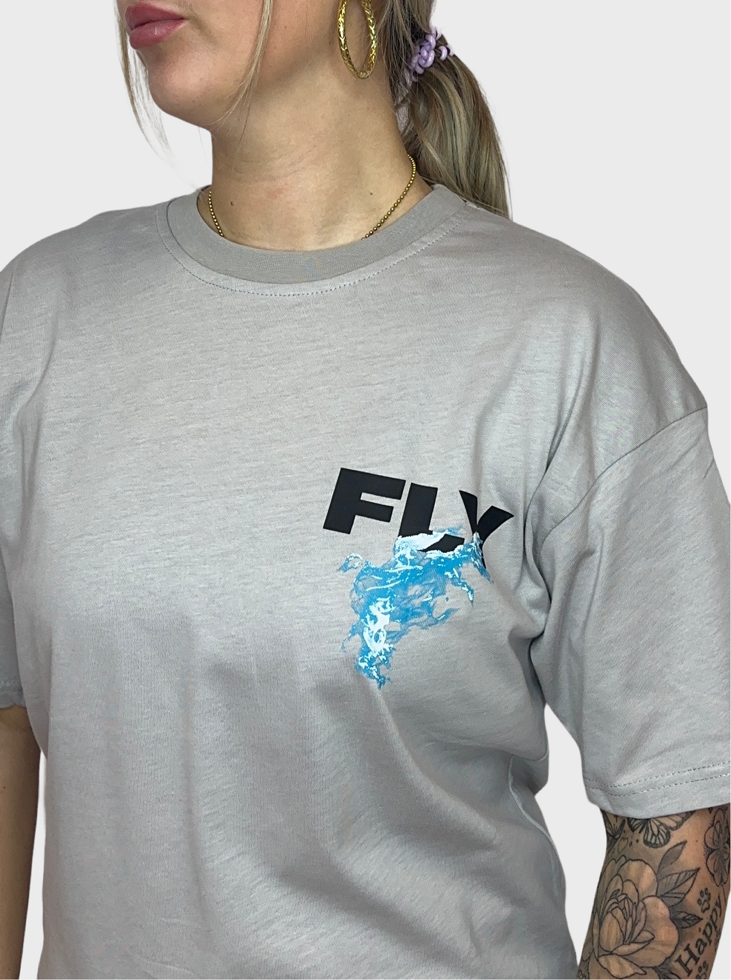 Fly T-Shirt - Grijs