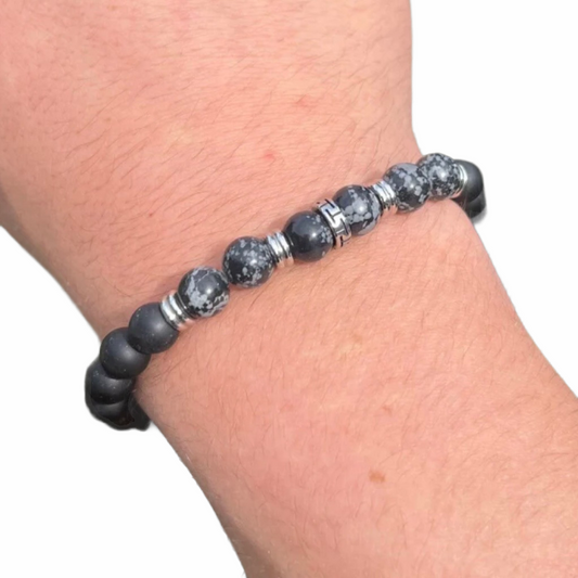 Stone Side Bracelet - Zwart