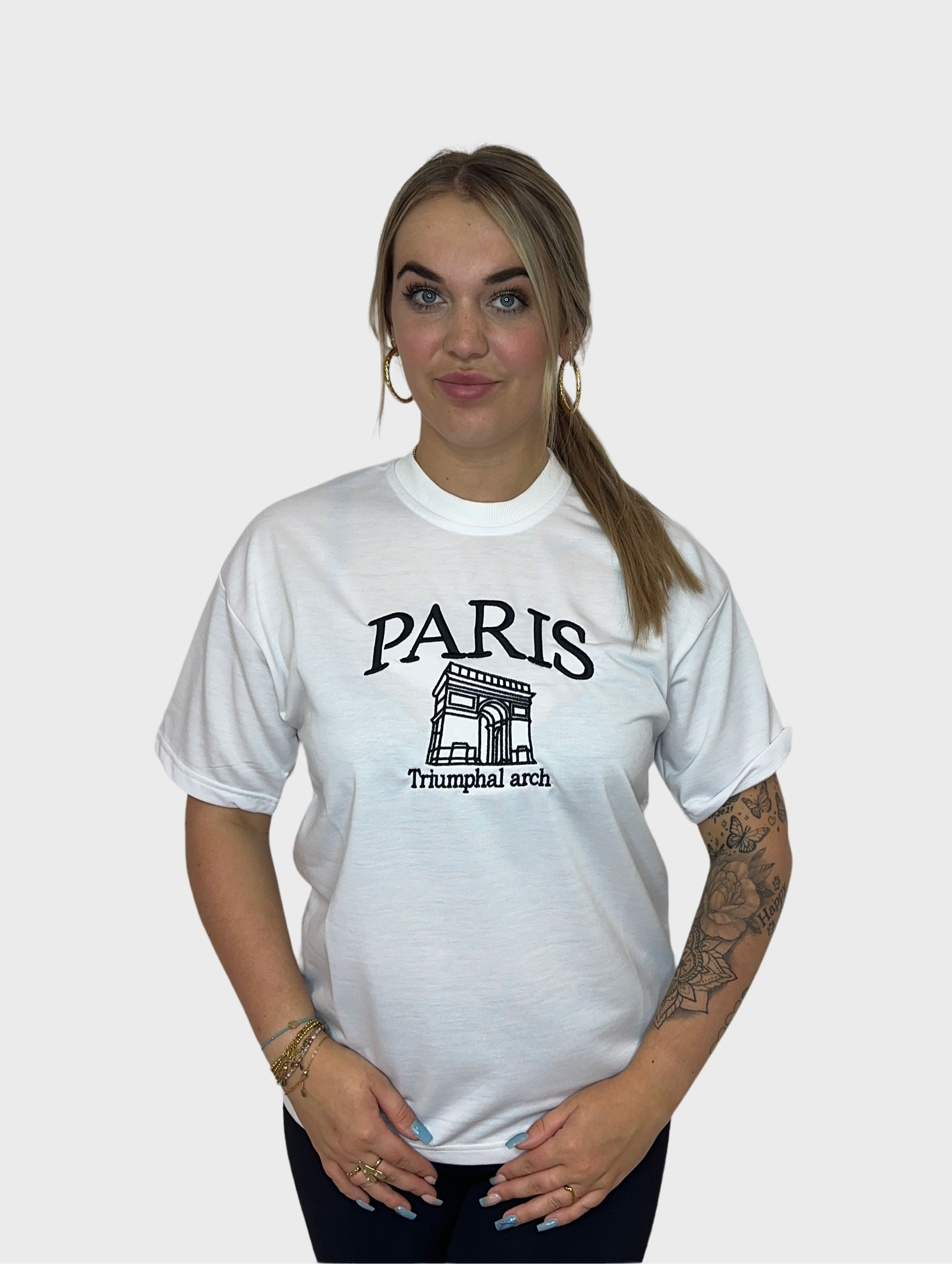 Paris Basic T-Shirt - Wit