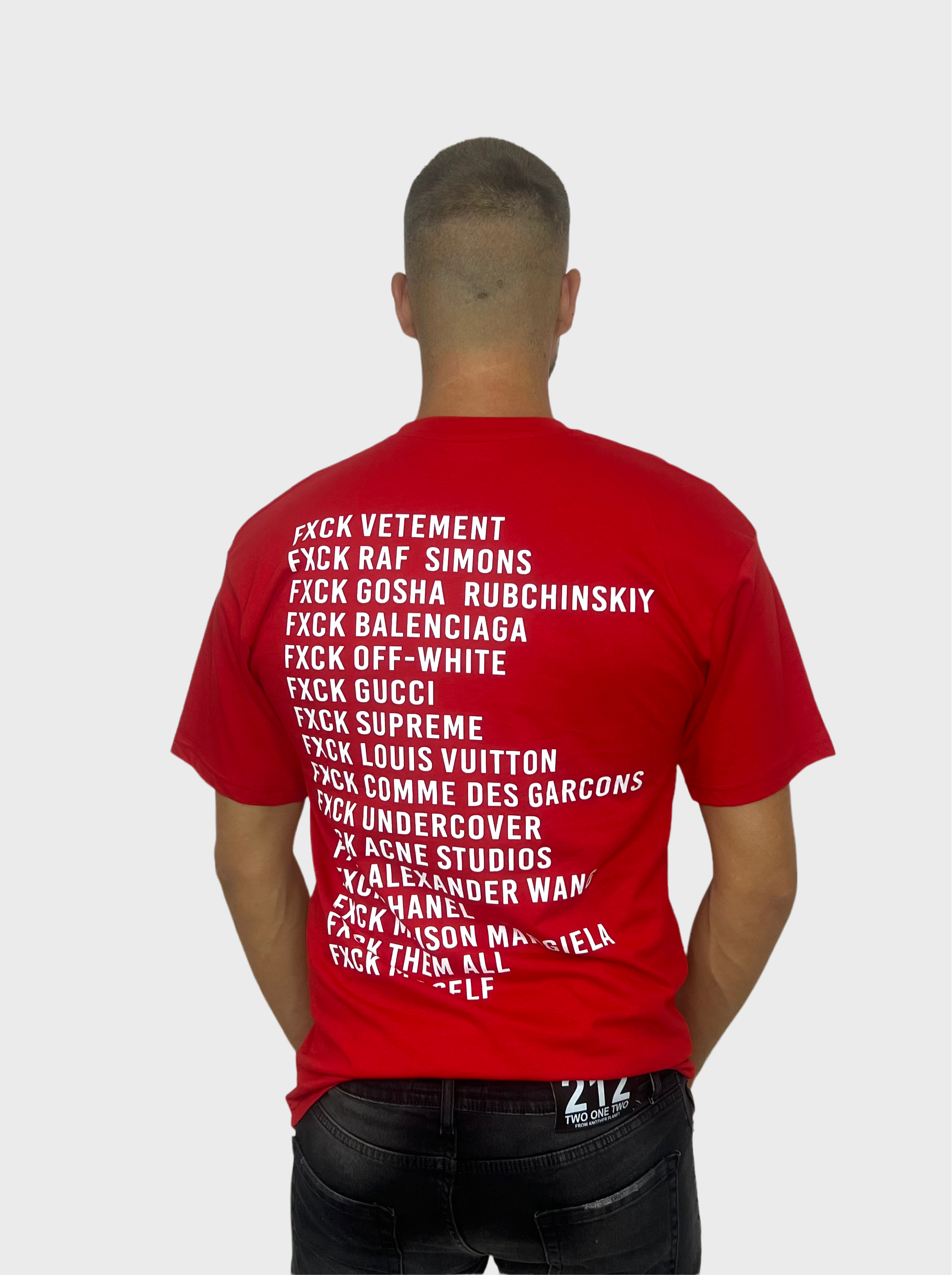 Fxck T-Shirt - Rood