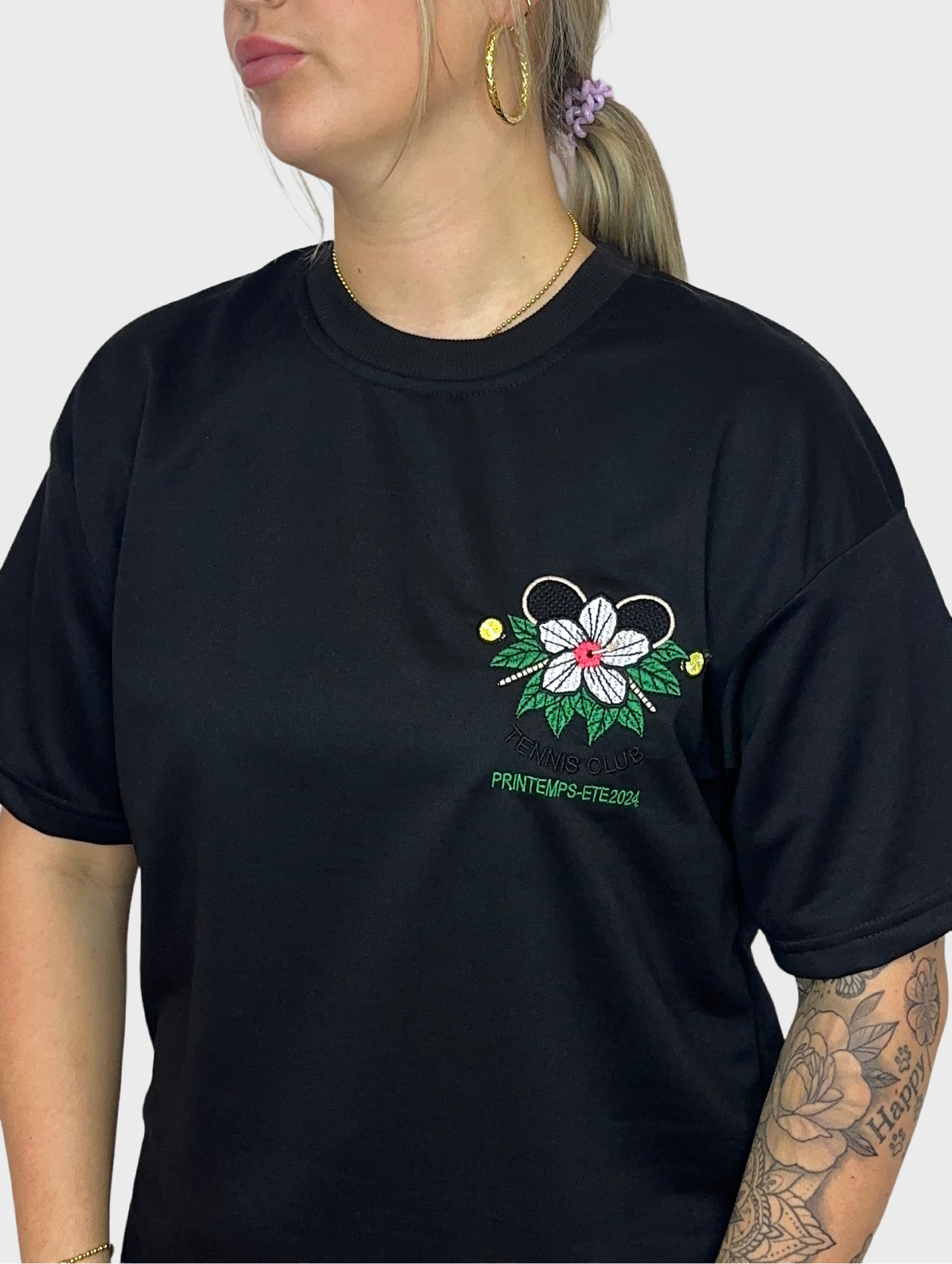 Tennis Club T-Shirt - Zwart