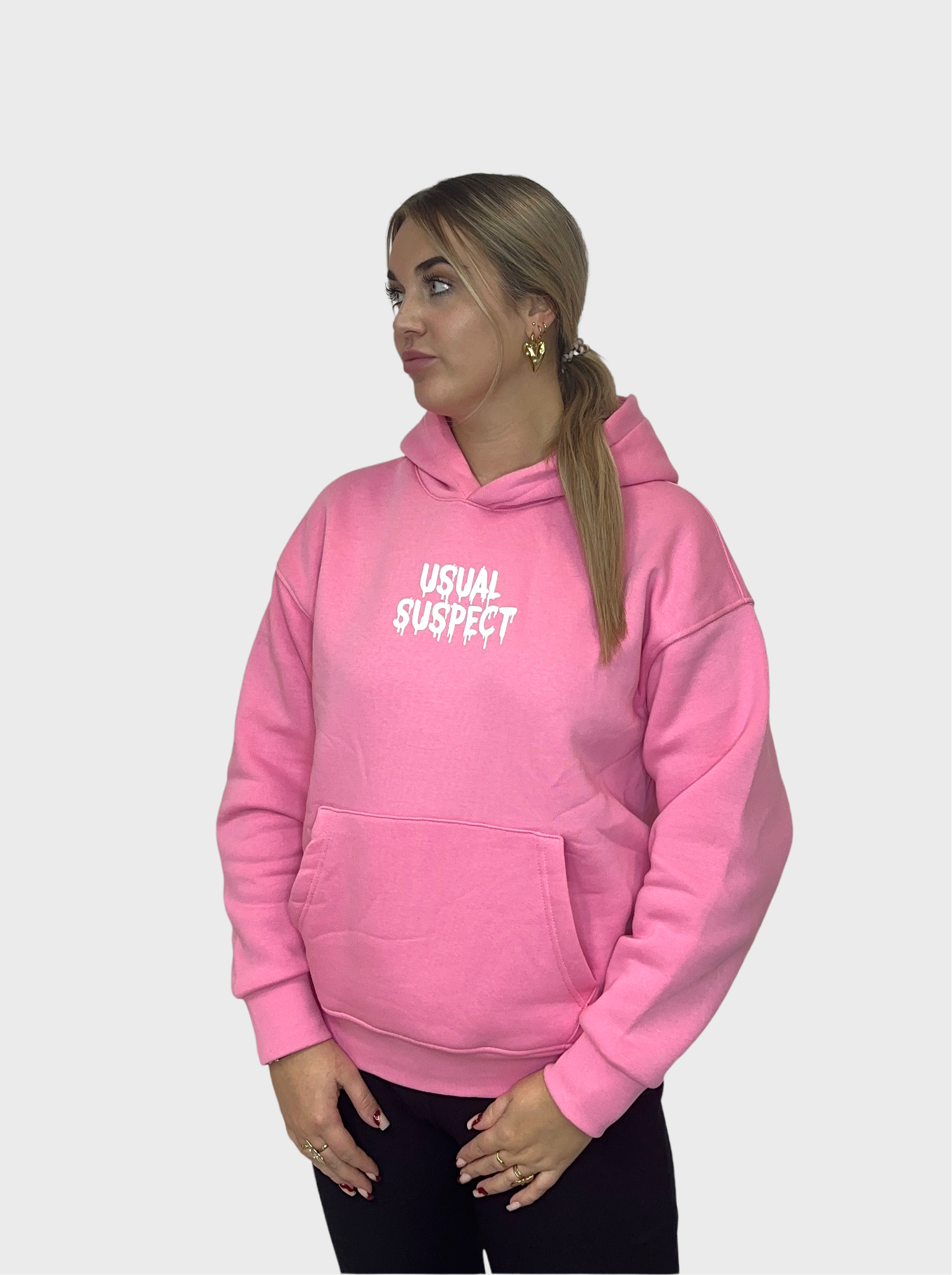 Usual Suspect Hoodie - Roze