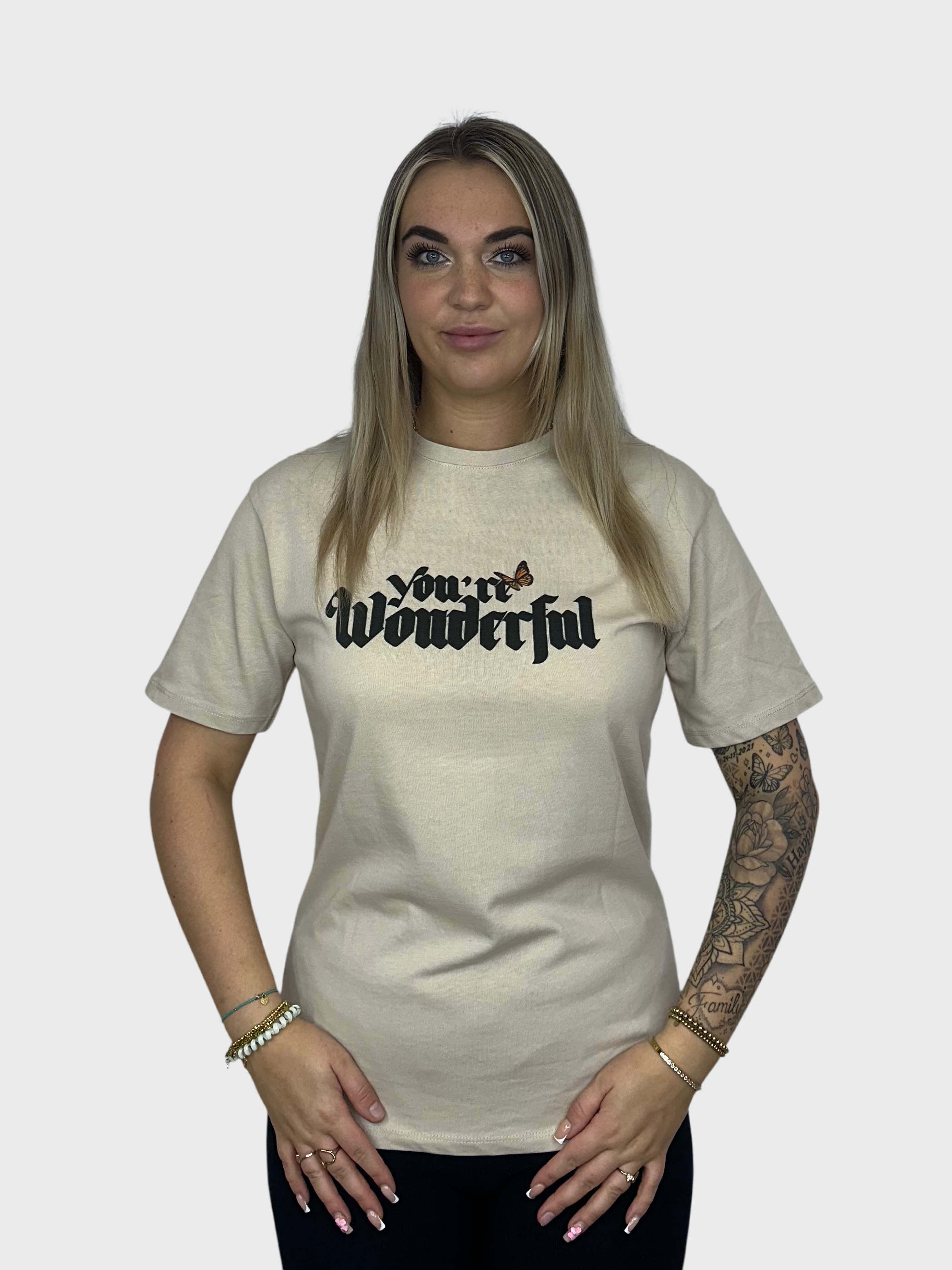 You’re Wonderful T-Shirt - Beige
