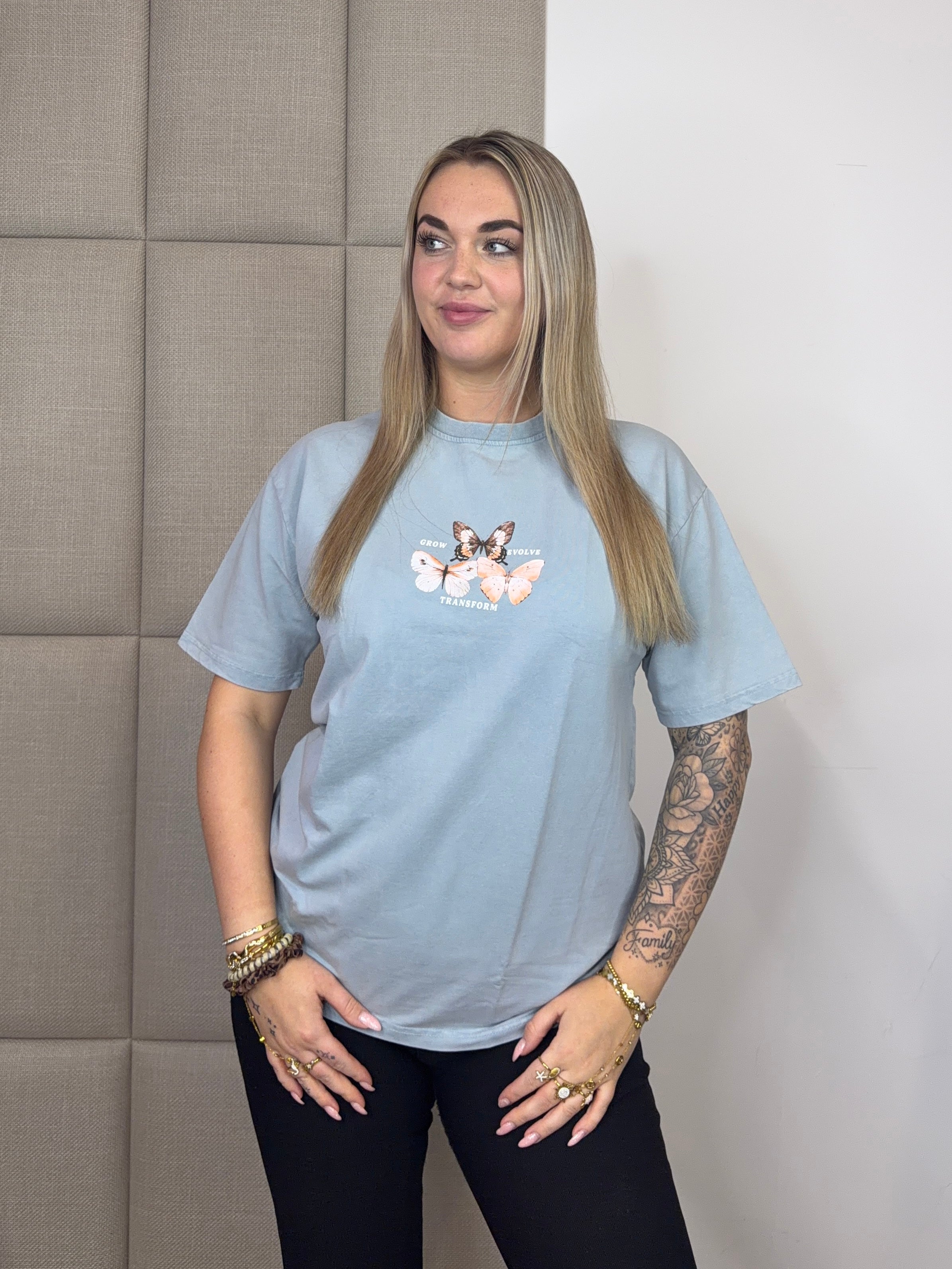Combi Fly T-Shirt - Licht Blauw