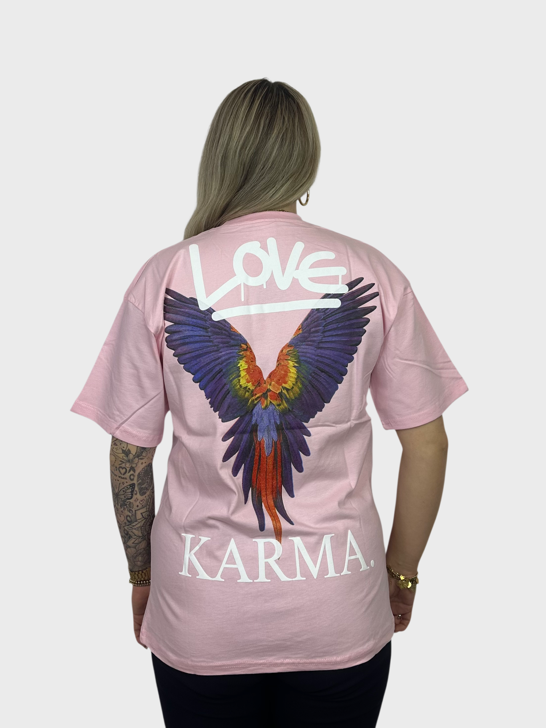 Love Paradise T-Shirt - Roze