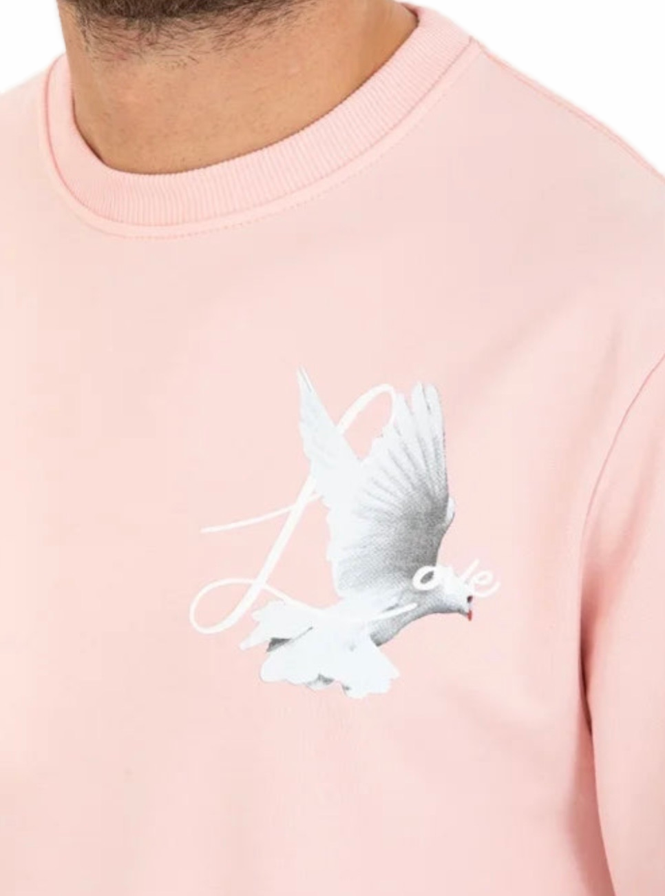Liefdes Duif Sweater - Roze