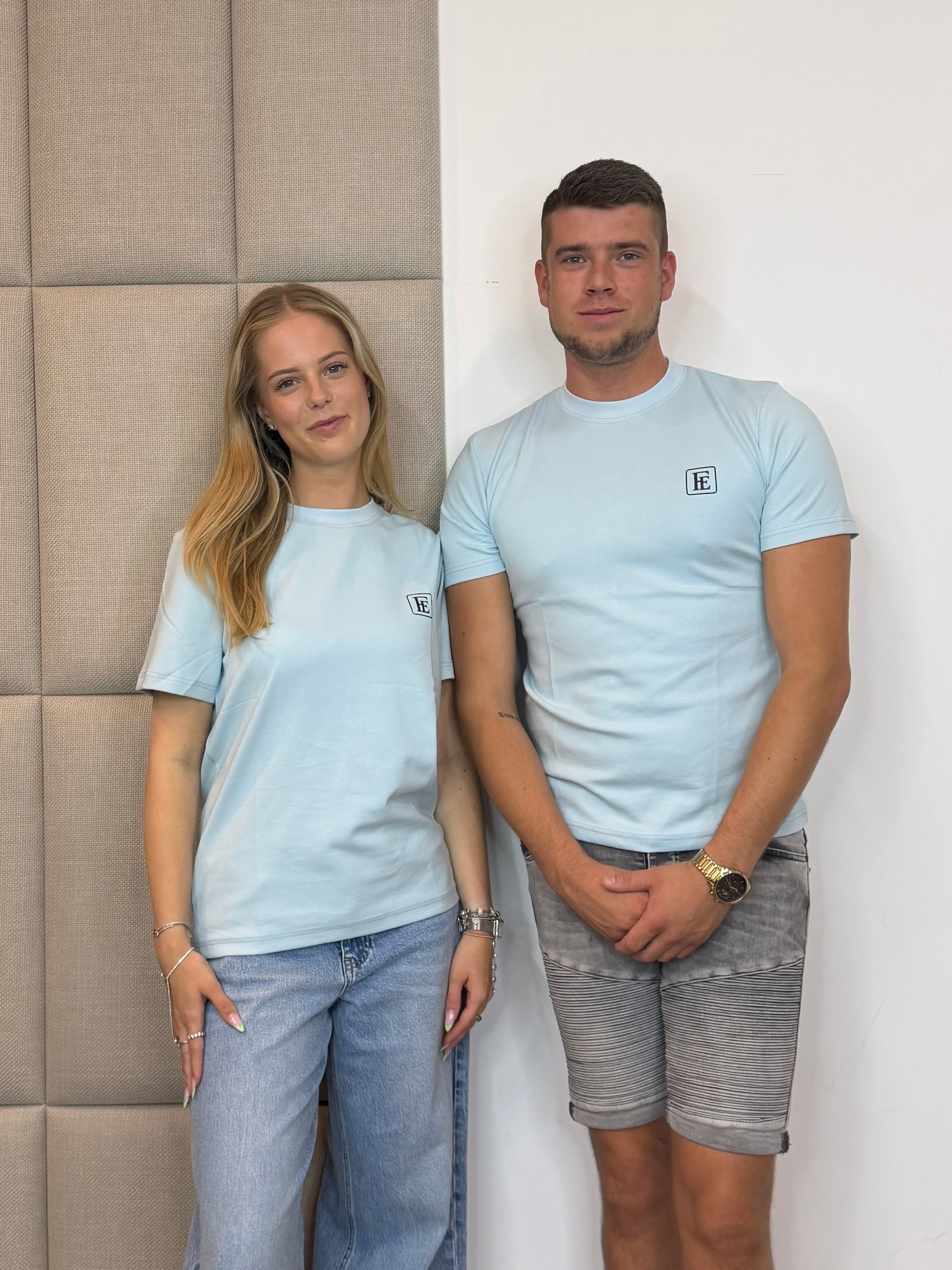 Five Flower T-Shirt - Blauw