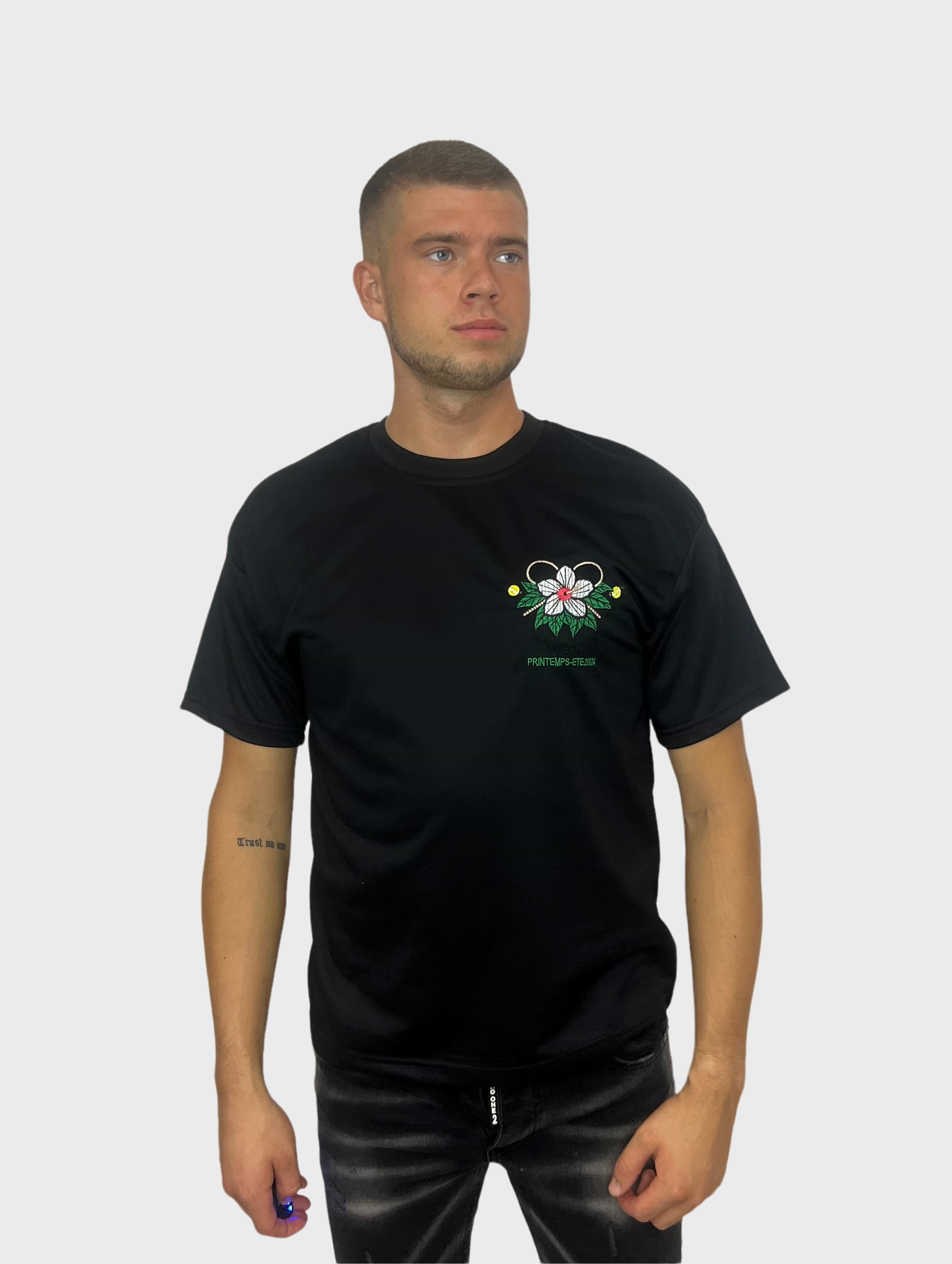 Tennis Club T-Shirt - Zwart