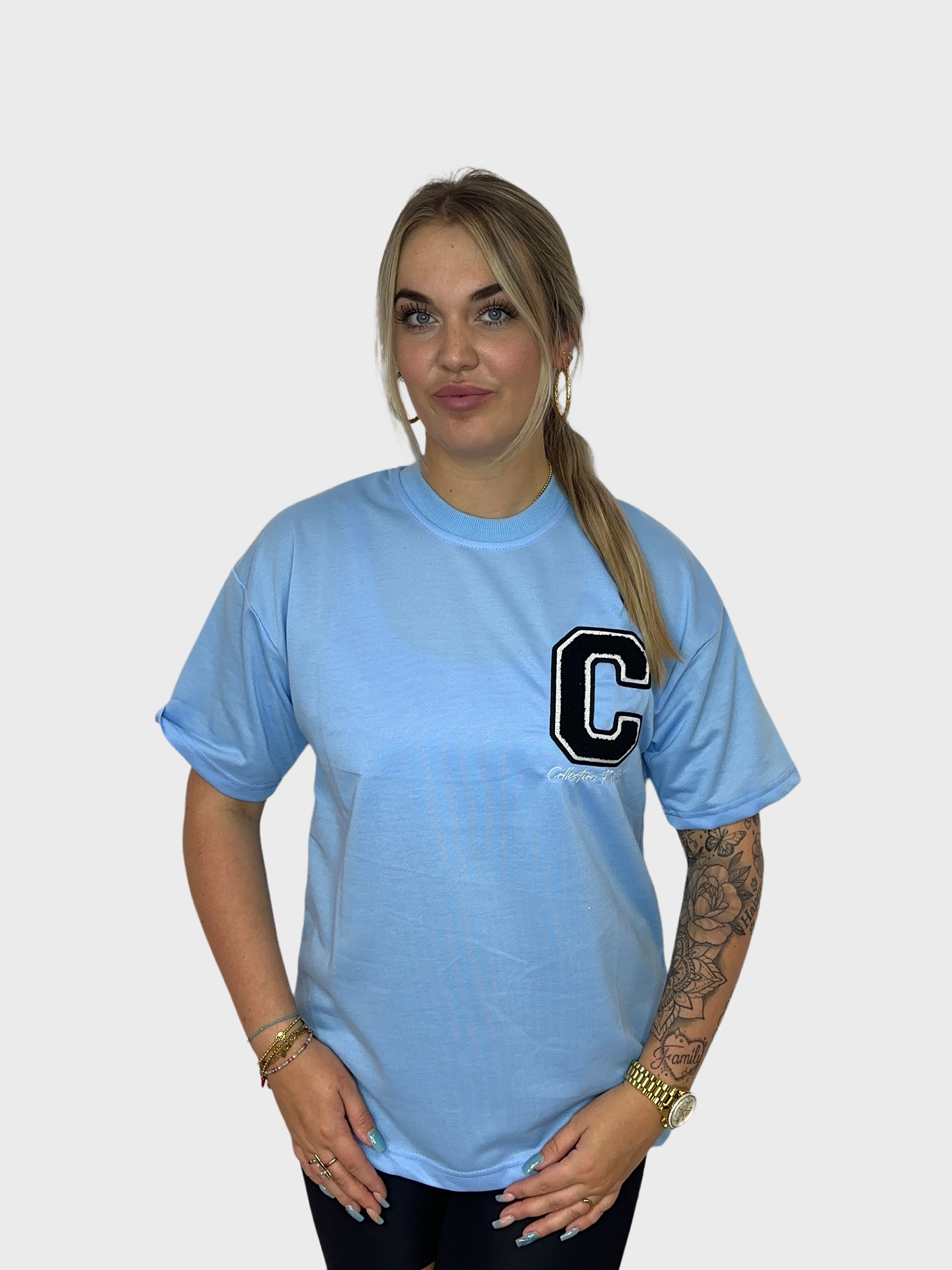 Celina T-Shirt - Baby Blauw