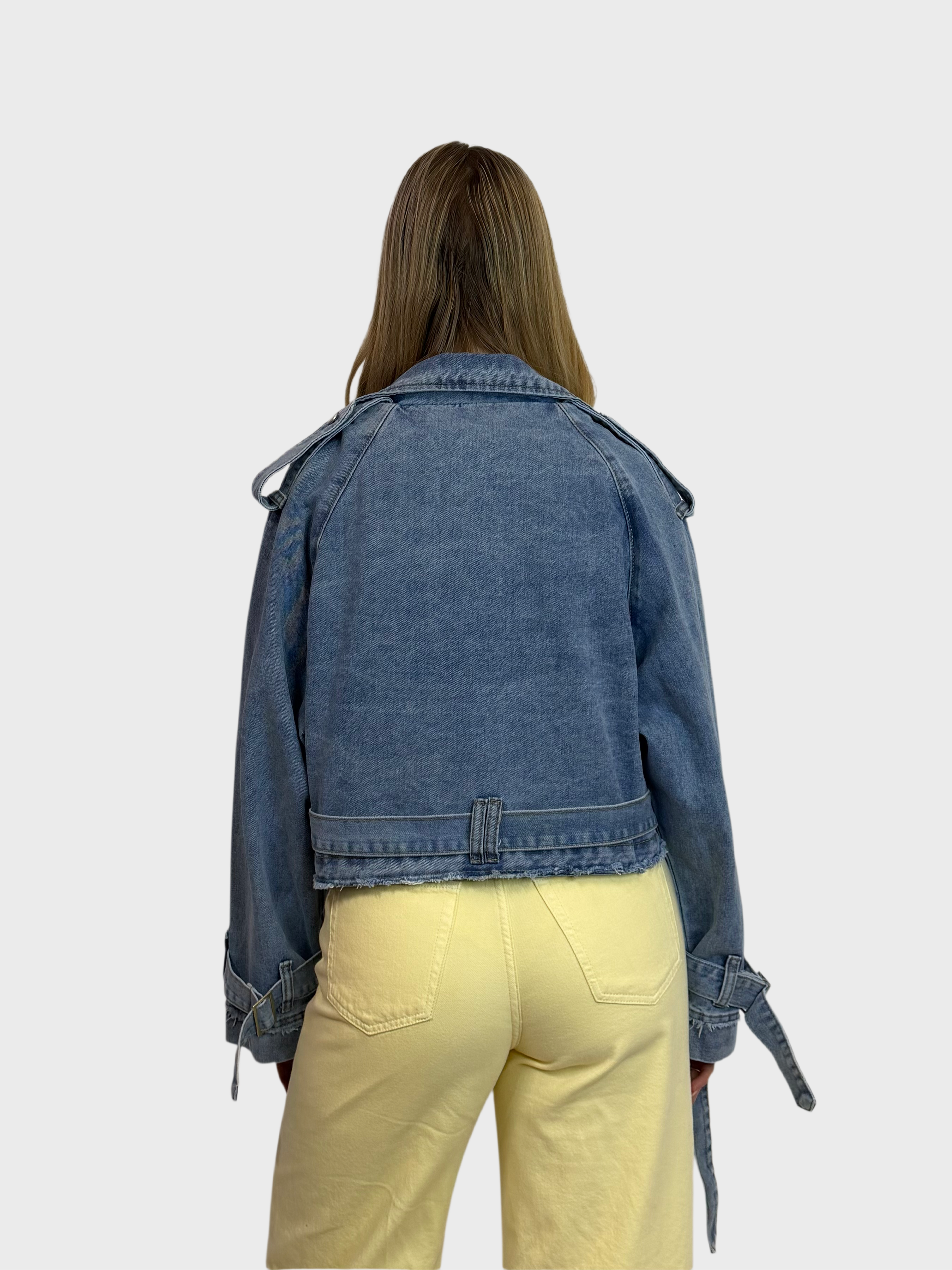 Trench Coat Denim Jacket