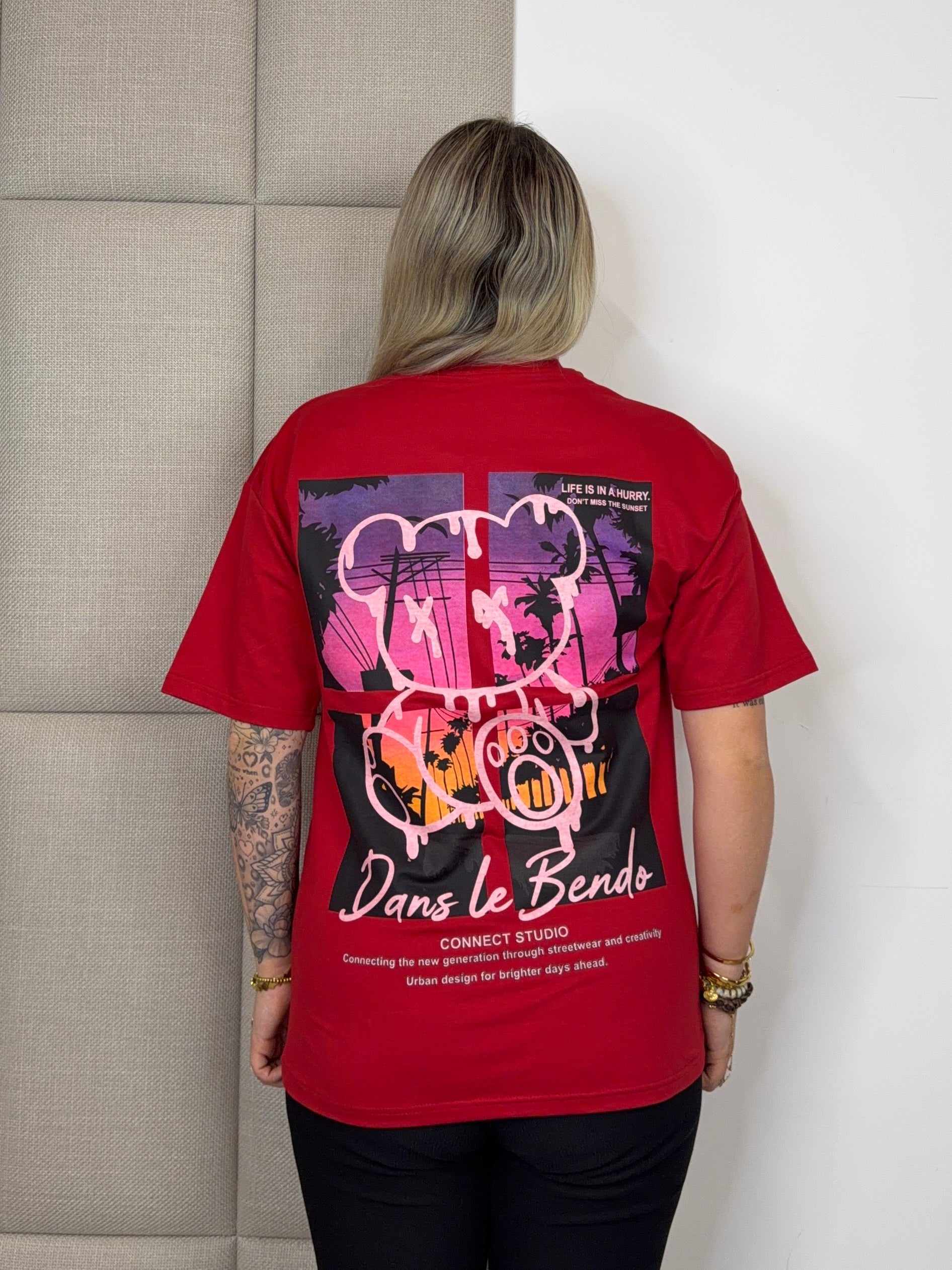 Teddy T-Shirt - Rood