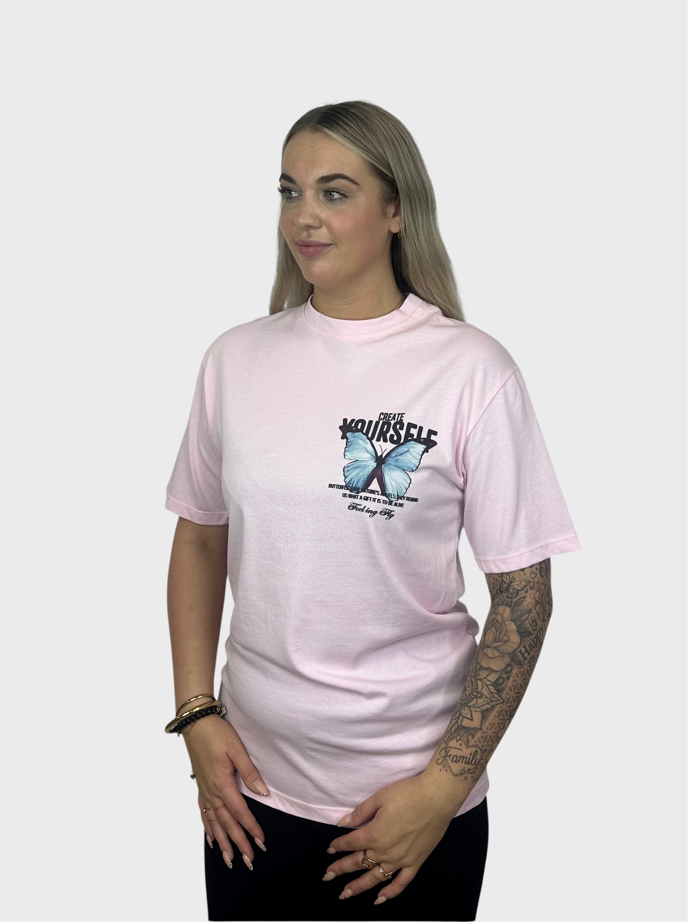 Love Yourself Shirt - Roze