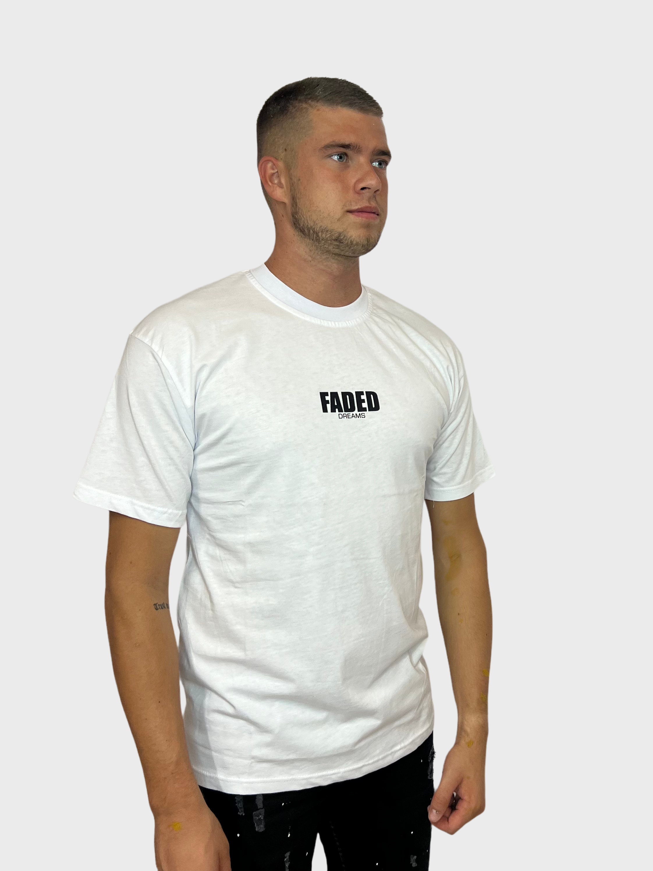 Faded T-Shirt - Wit