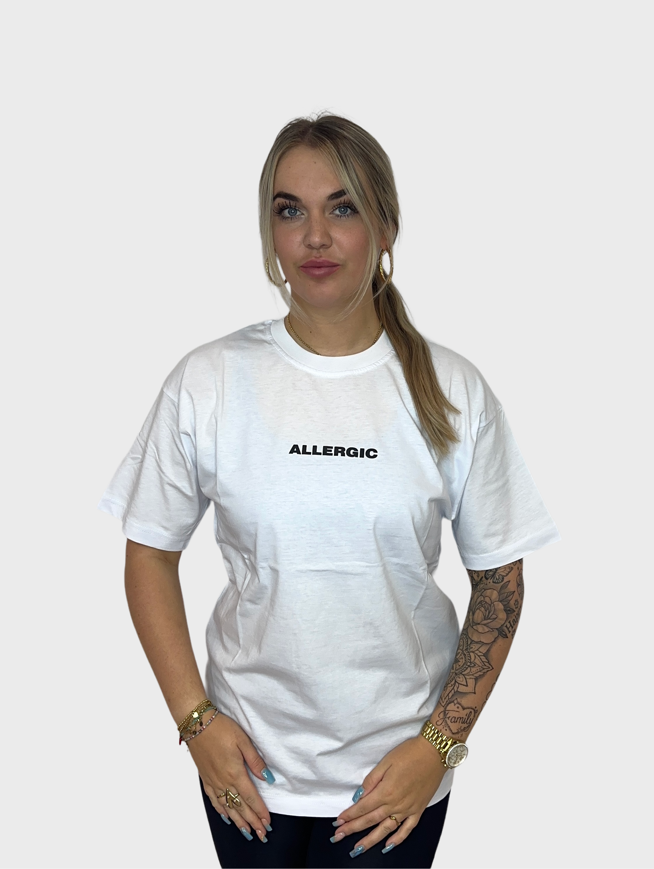 I am Allergic T-Shirt - Wit