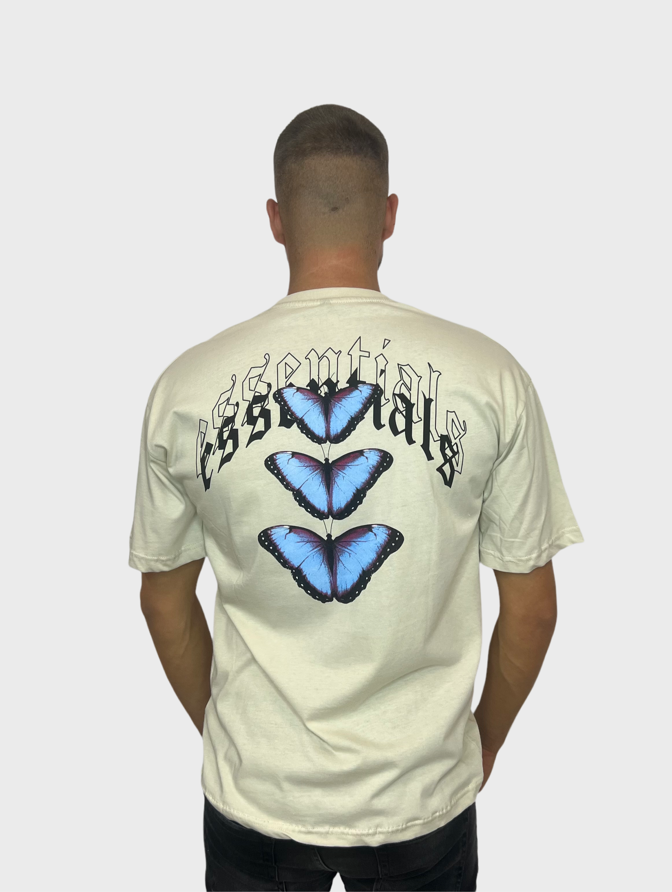 Essentials Butterfly T-Shirt - Beige