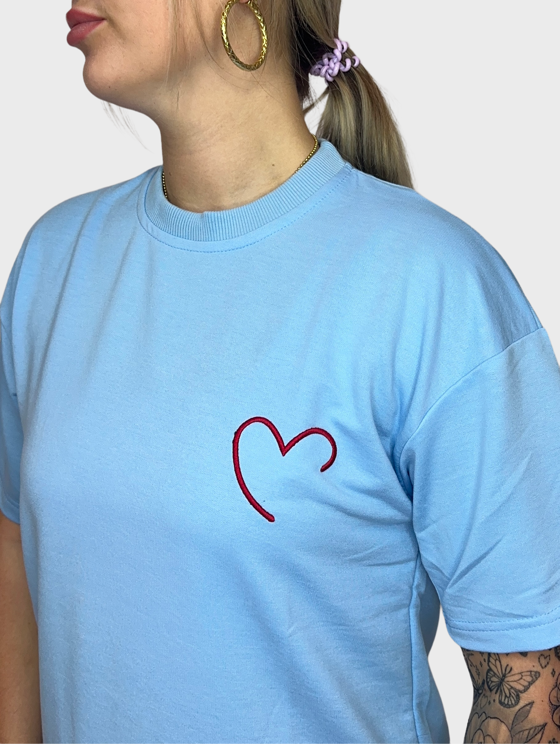 Lovely T-Shirt - Baby Blauw