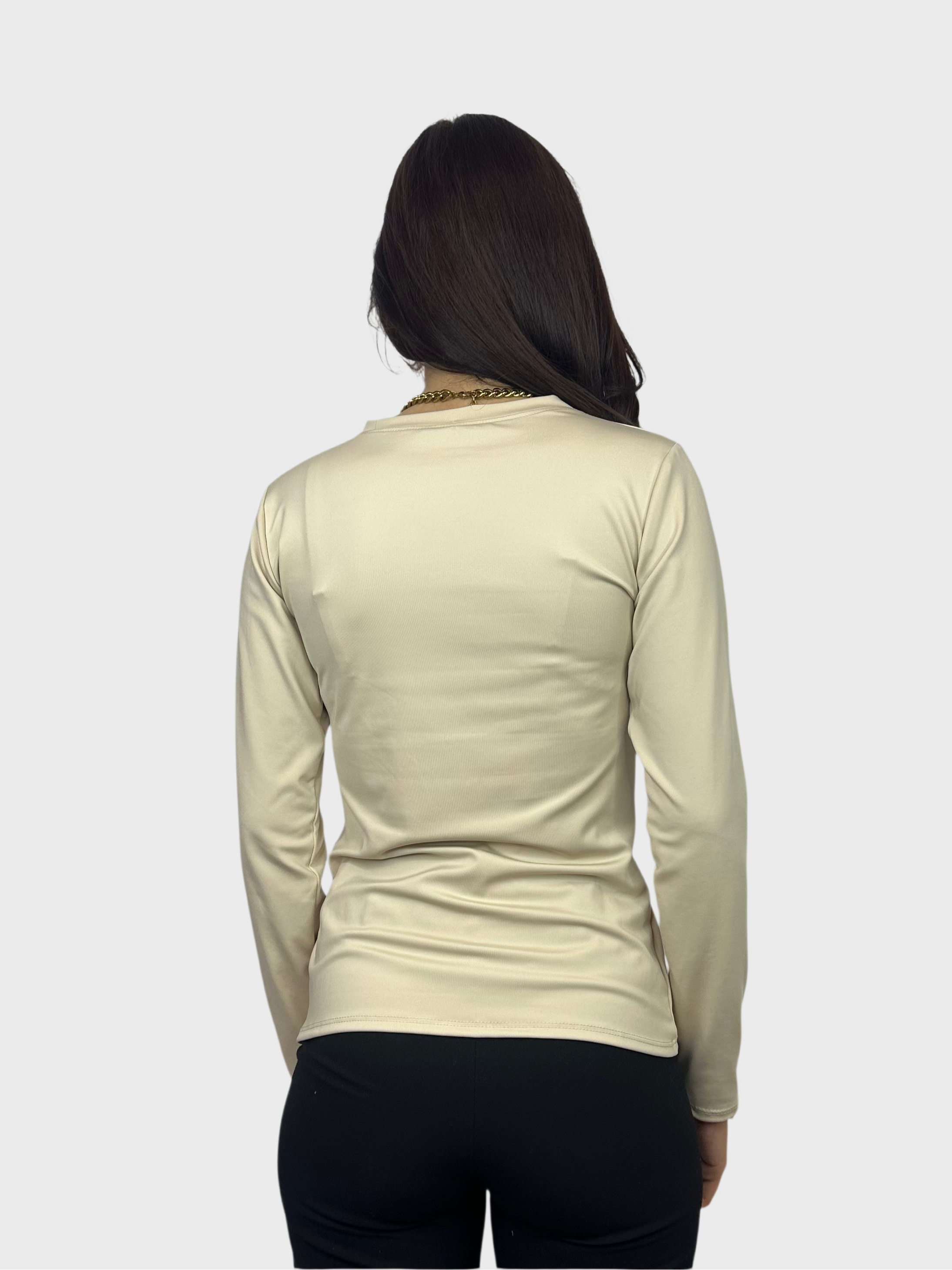 Basic Longsleeve Top - Beige