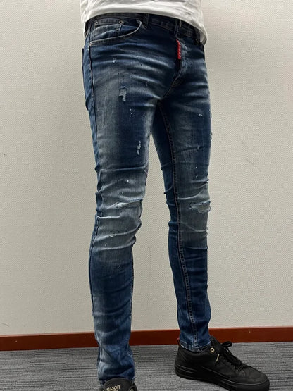 Paris Blue Slim Fit Jean - Blauw