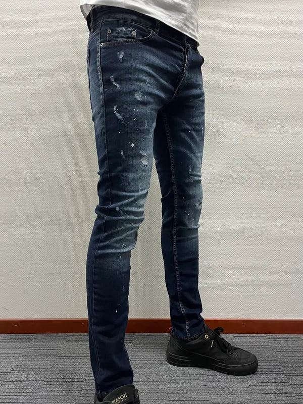 Yeek Dark Blue Slim Fit Jean - Blauw