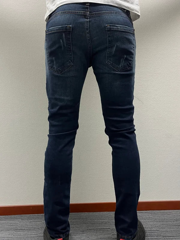 Yeek Dark Blue Slim Fit Jean - Blauw