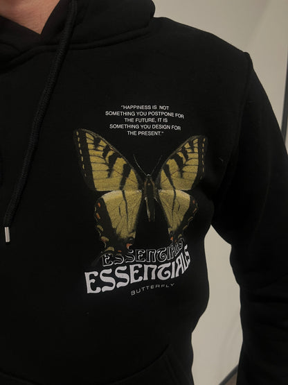 Essengials Butterfly Hoodie - Zwart
