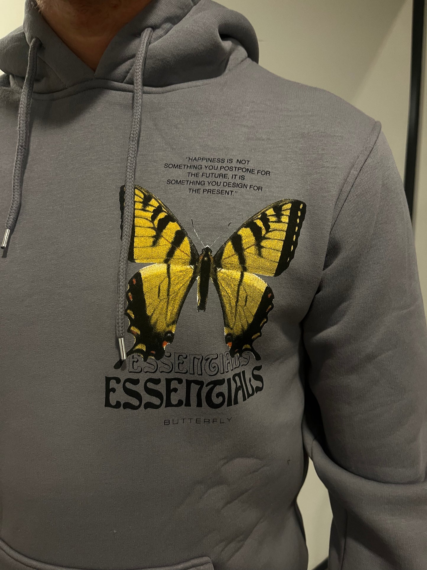 Essengials Butterfly Hoodie - Grijs