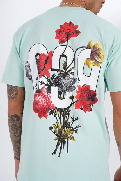 Flowers T-Shirt - Mint