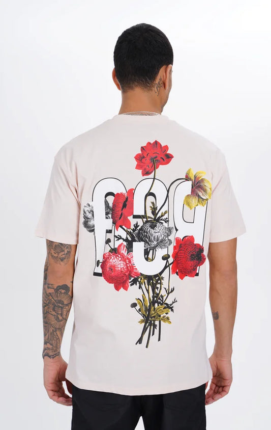 Flowers T-Shirt - Zalm Roze