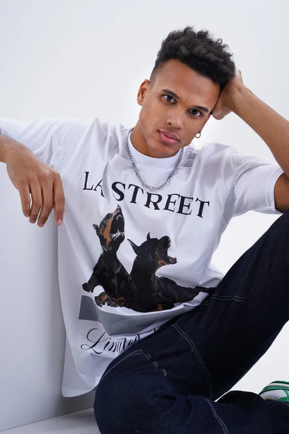 La Street T-Shirt - Wit