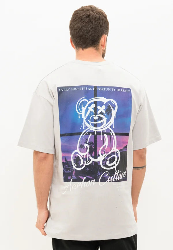 Teddy Smile T-Shirt - Licht Grijs