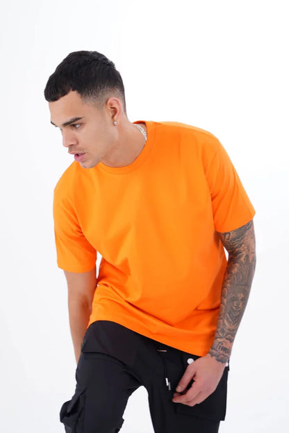 Basic T-Shirt - Oranje