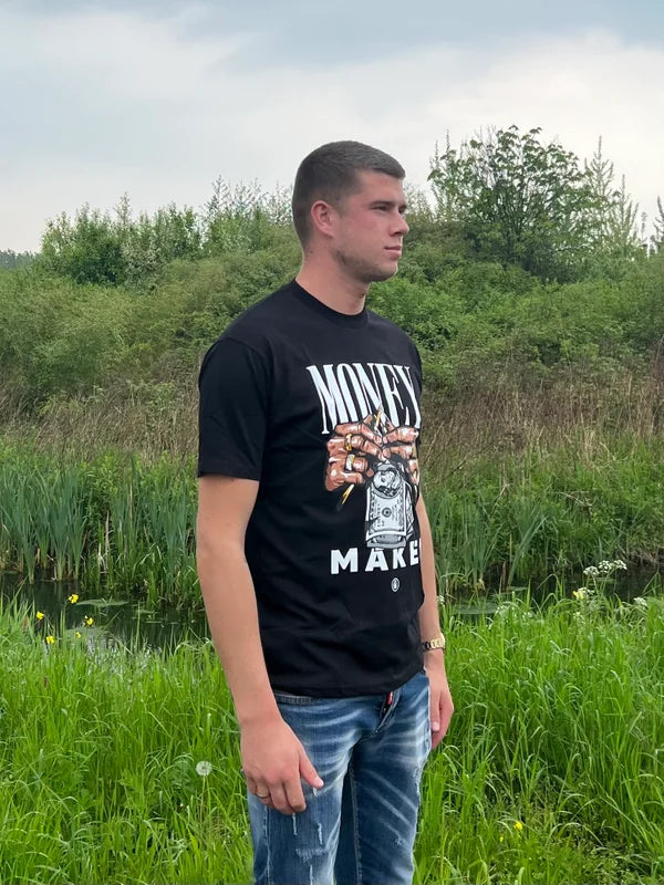 Money Maker T-Shirt - Zwart