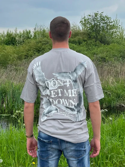 Don't Let Me T-Shirt - Grijs