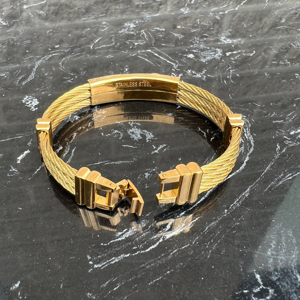 Golden Cross Bracelet - Gold