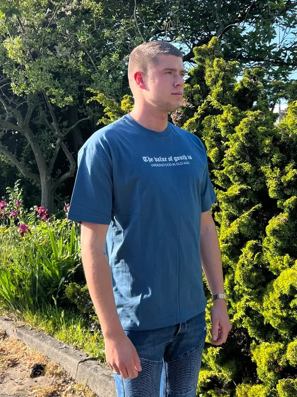 Understood T-Shirt - Marine Blauw